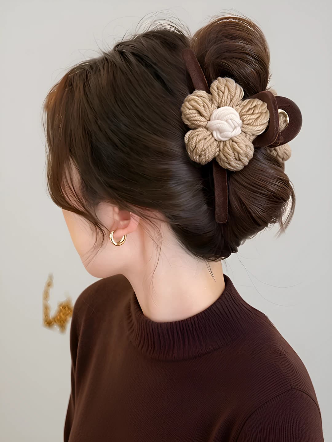 Khaki flowers 13 cm