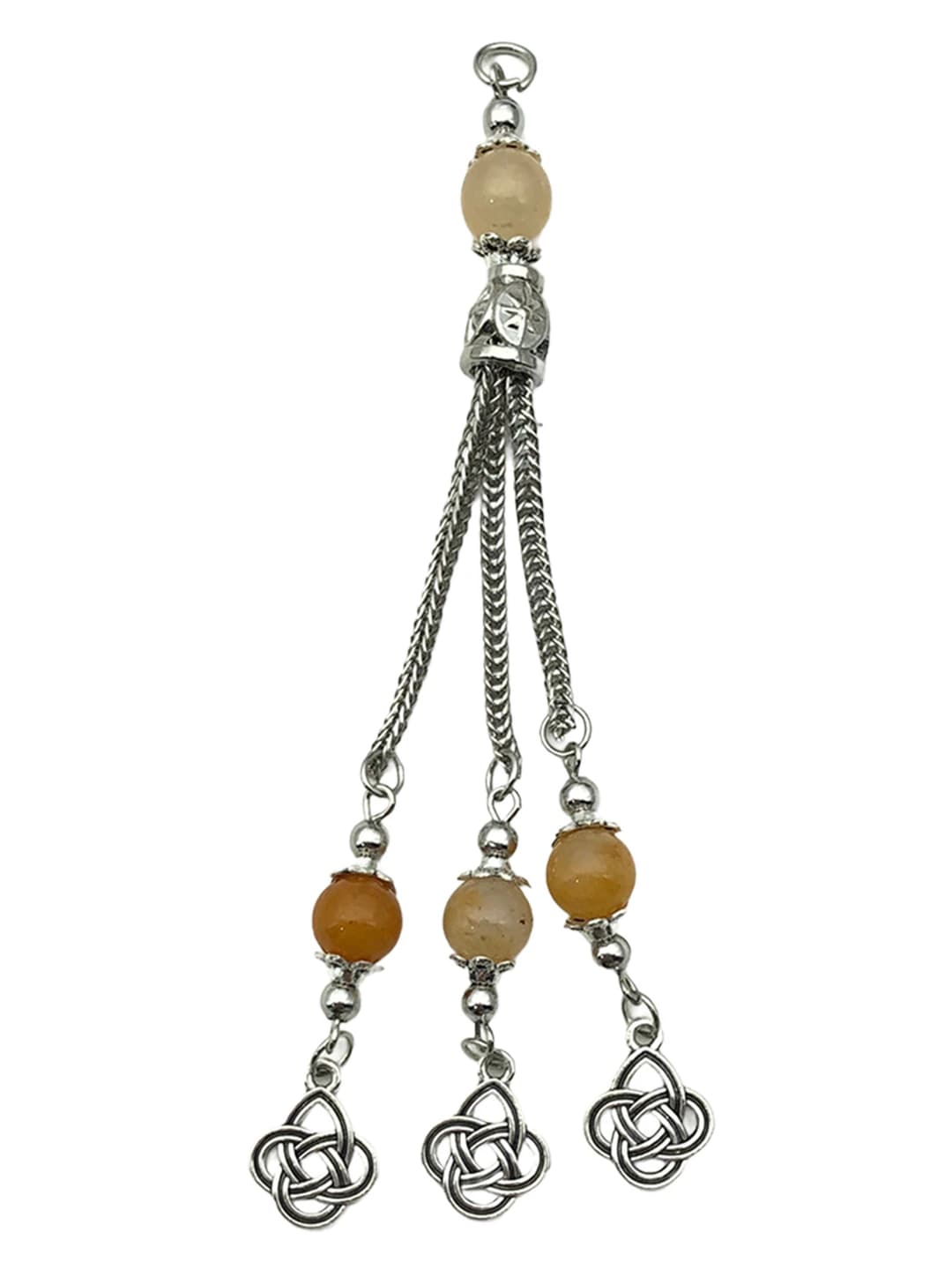 1 шт жёлтые бусины этнический кистевой кулон 117x39mm - 11.5g