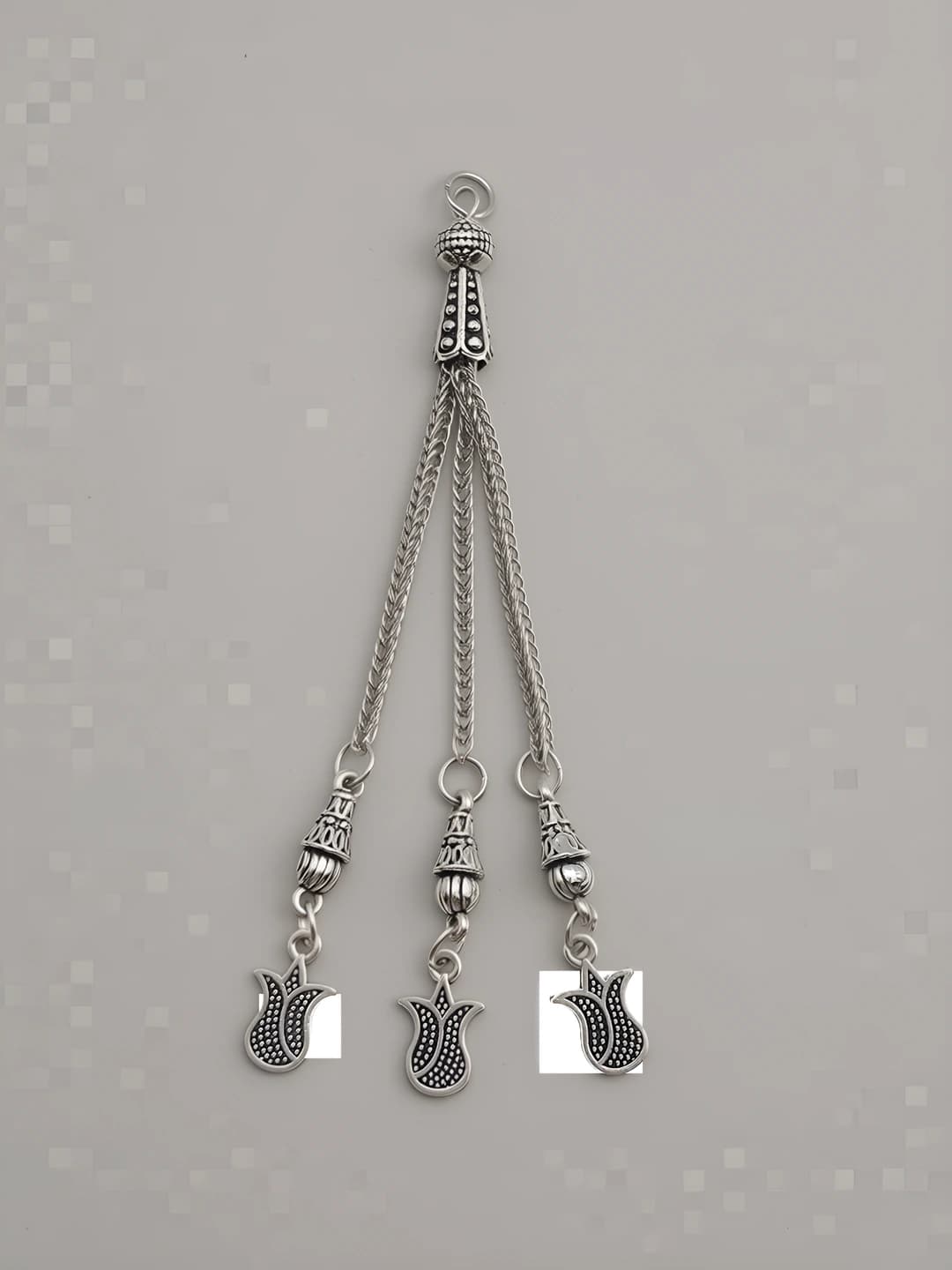 Этно-франж брелок 98x21mm-7g