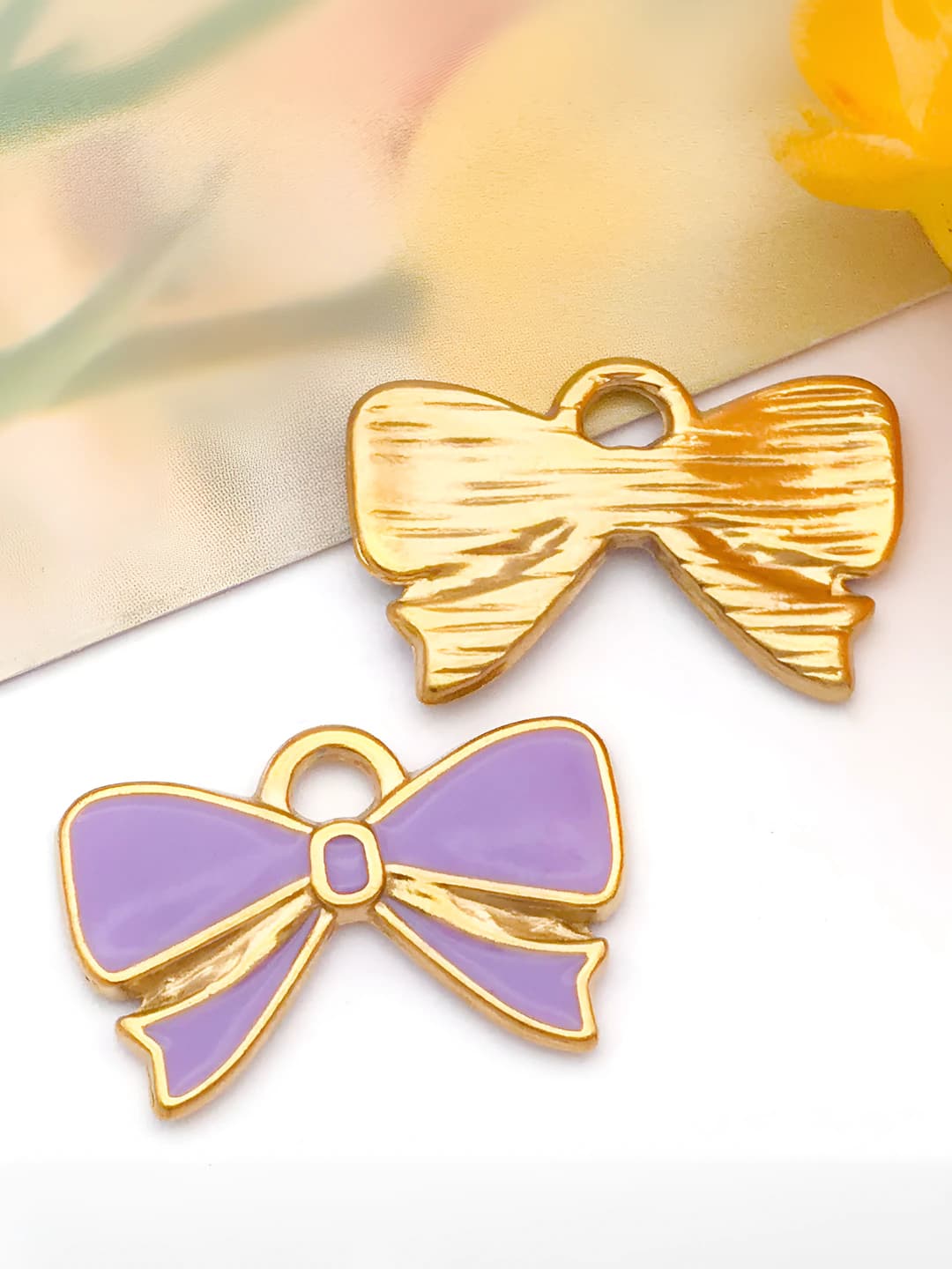 1 шт бабочка фиолетовая 12x19x2mm