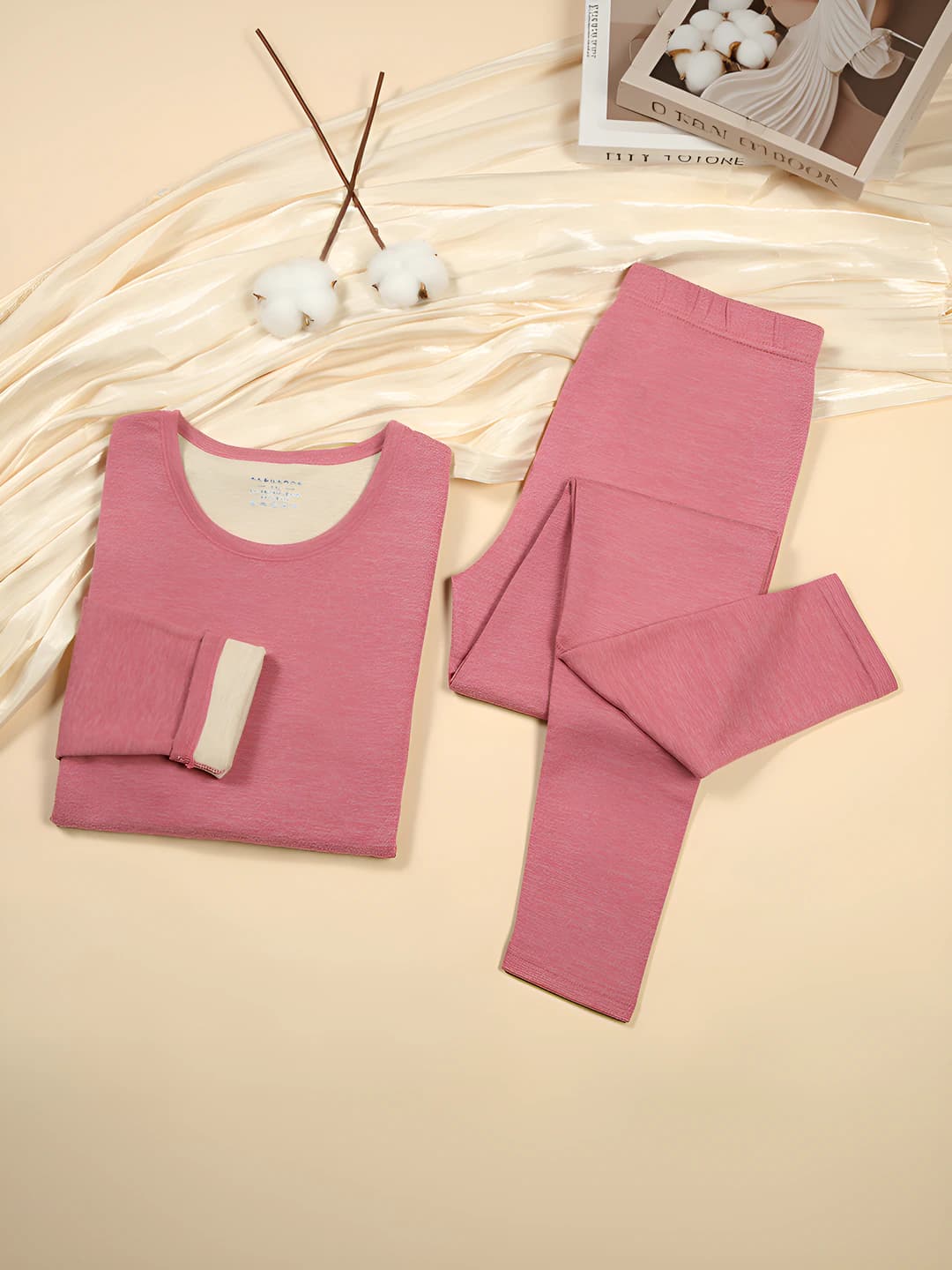Rose red - Wool silk