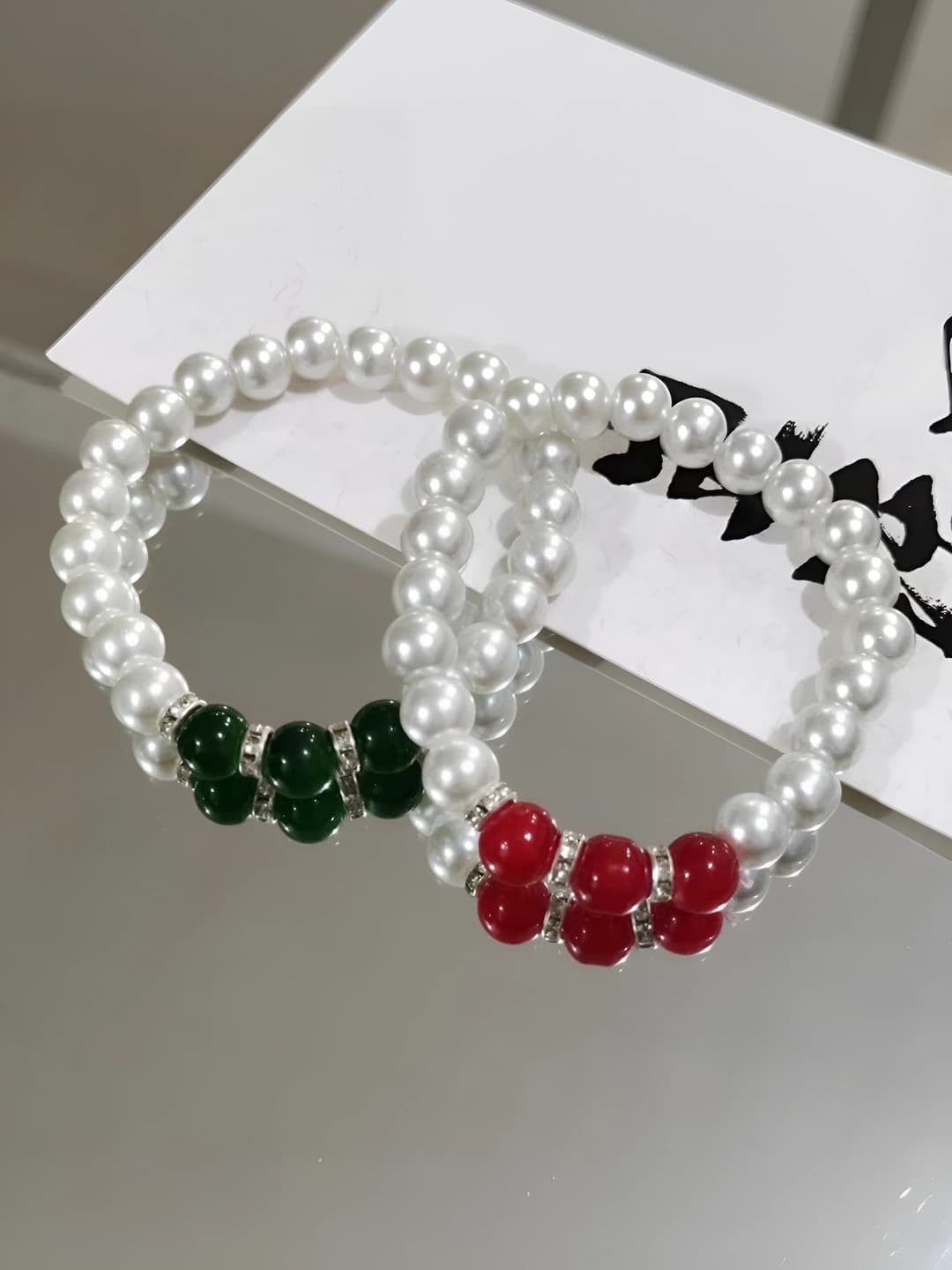 Faux pearl bracelet for women, sweet style, simple design, premium feel