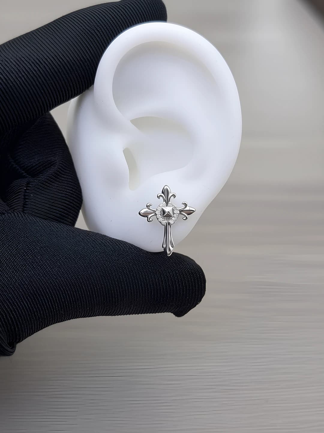 A023801 White gold, 0.8*6mm