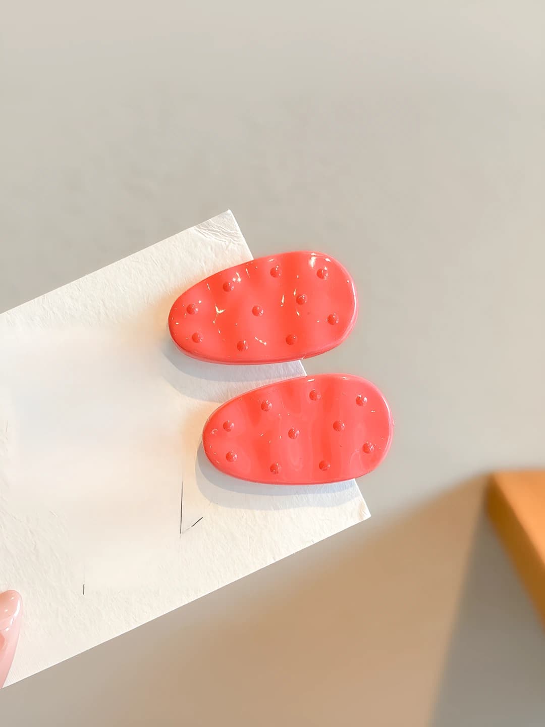 3# Rose red 2 pcs 4 cm