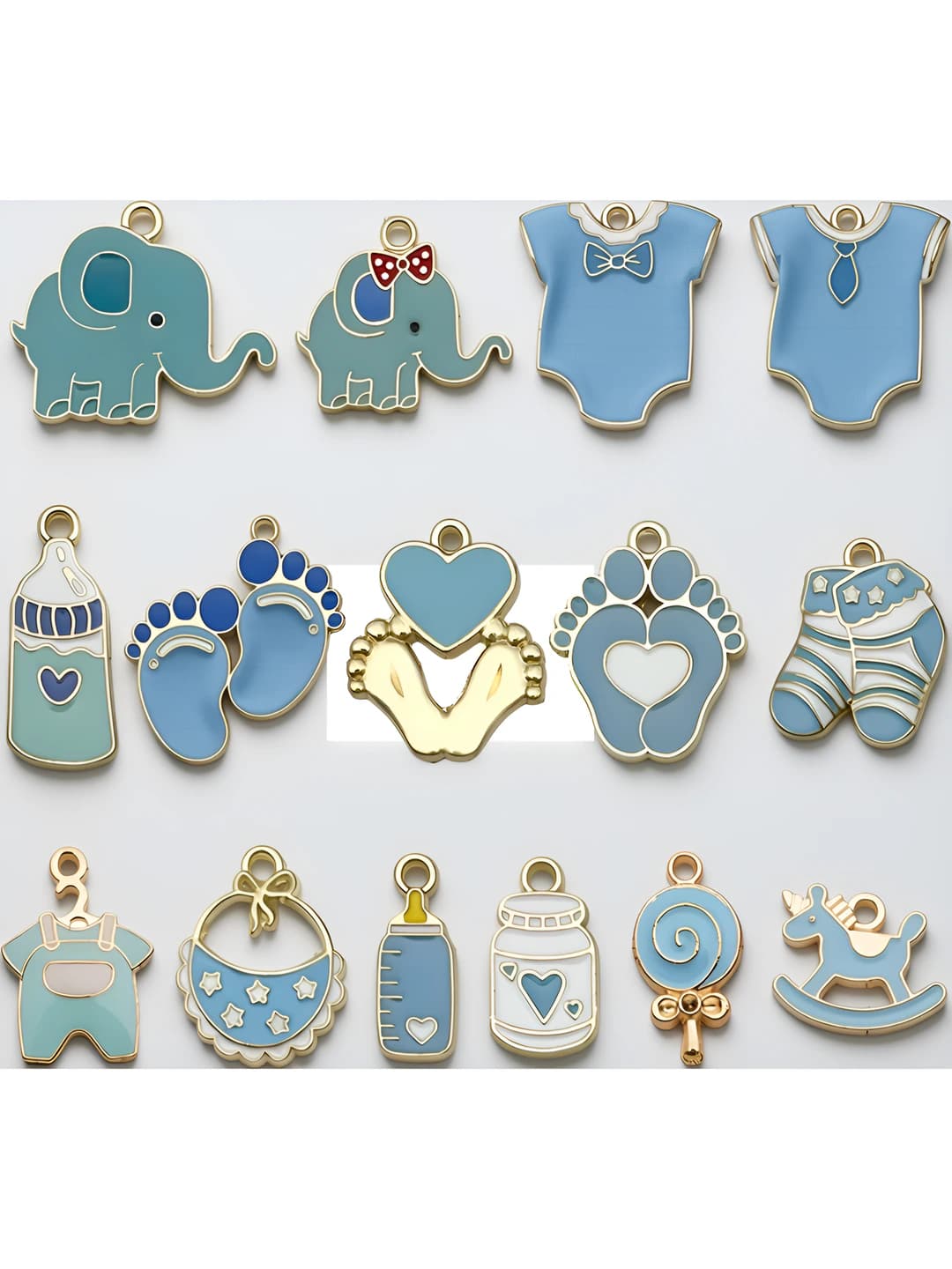 15 pcs light blue baby series-15 var-25g-SN1206