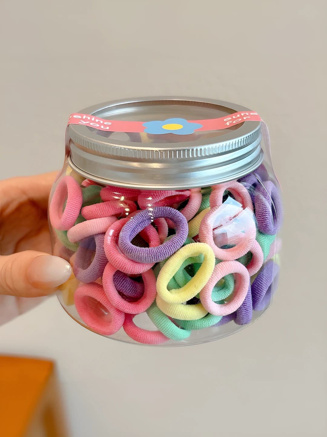 4# Dopamine hair tie 140 pcs (2.5 cm)