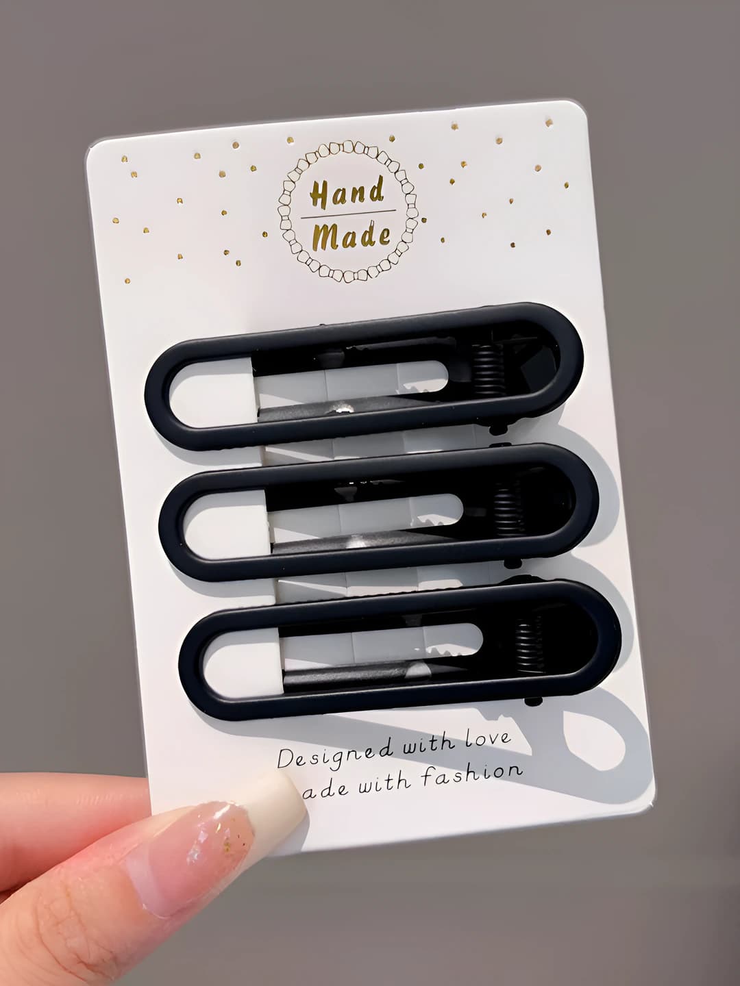 10# Cutout oval clips 3 pcs
