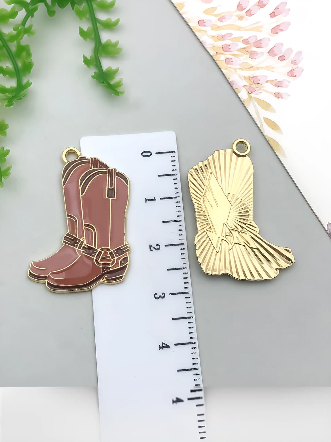 1 шт джинсовый сапог 30x20mm - 2.7g