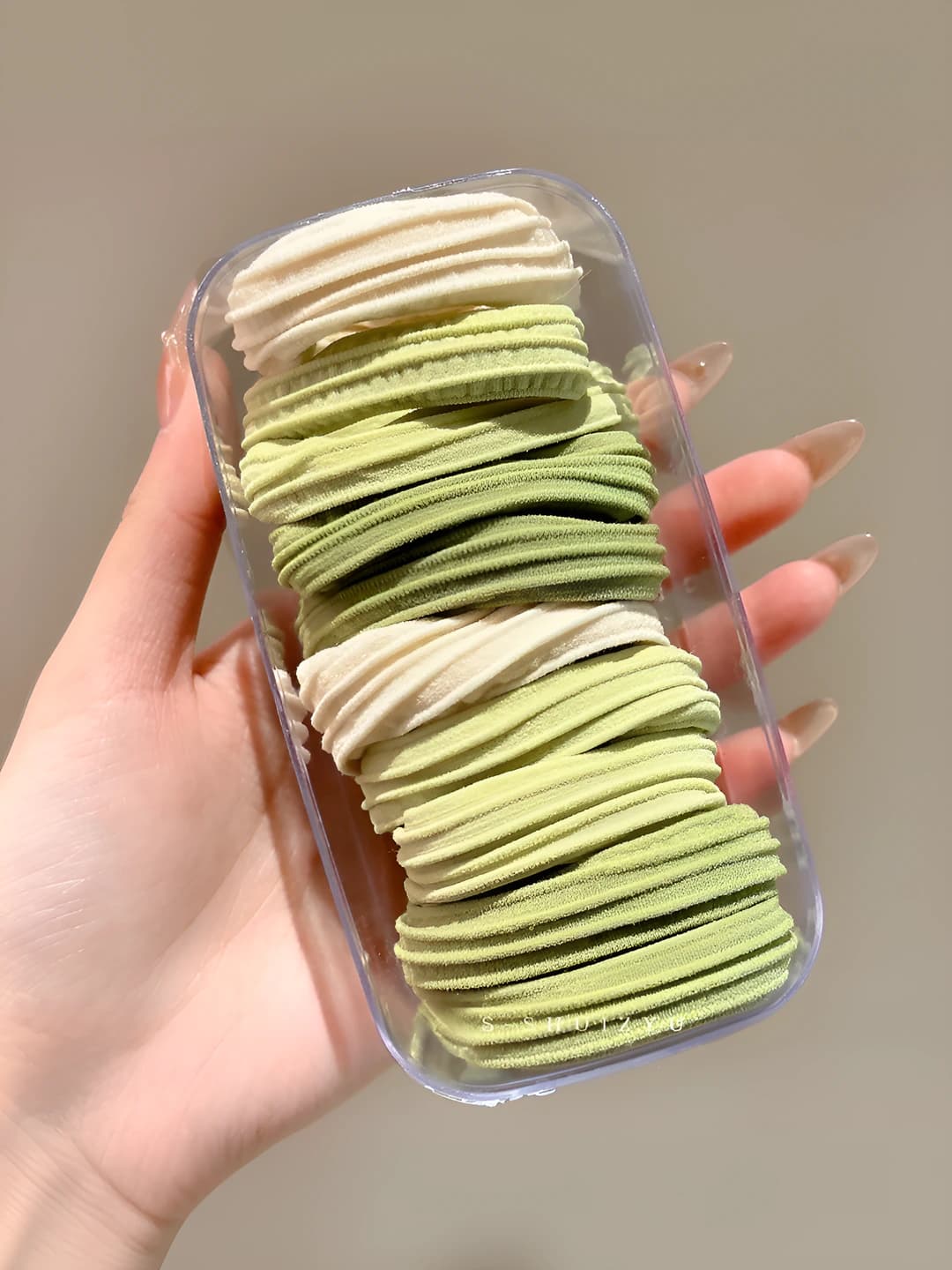 Mint green, 10 pcs, 4.5 cm