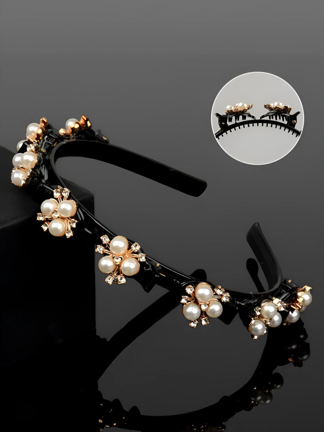 3# Flower clip gold