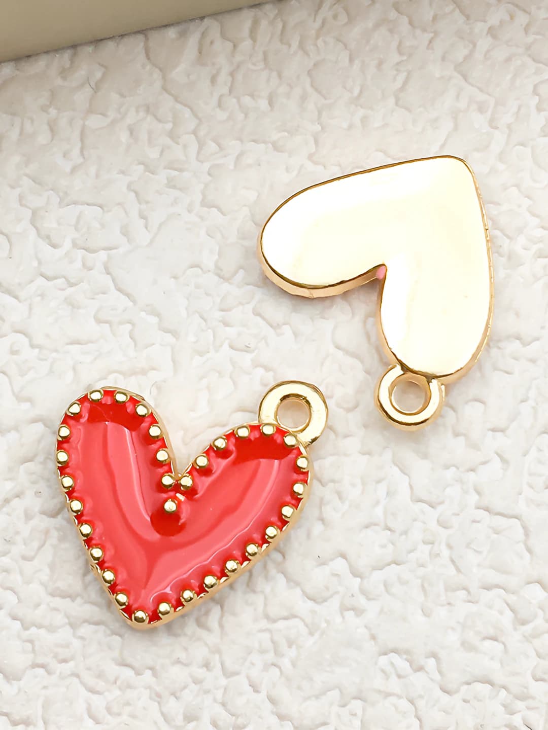 1 pc red heart 13x13mm-0.7g