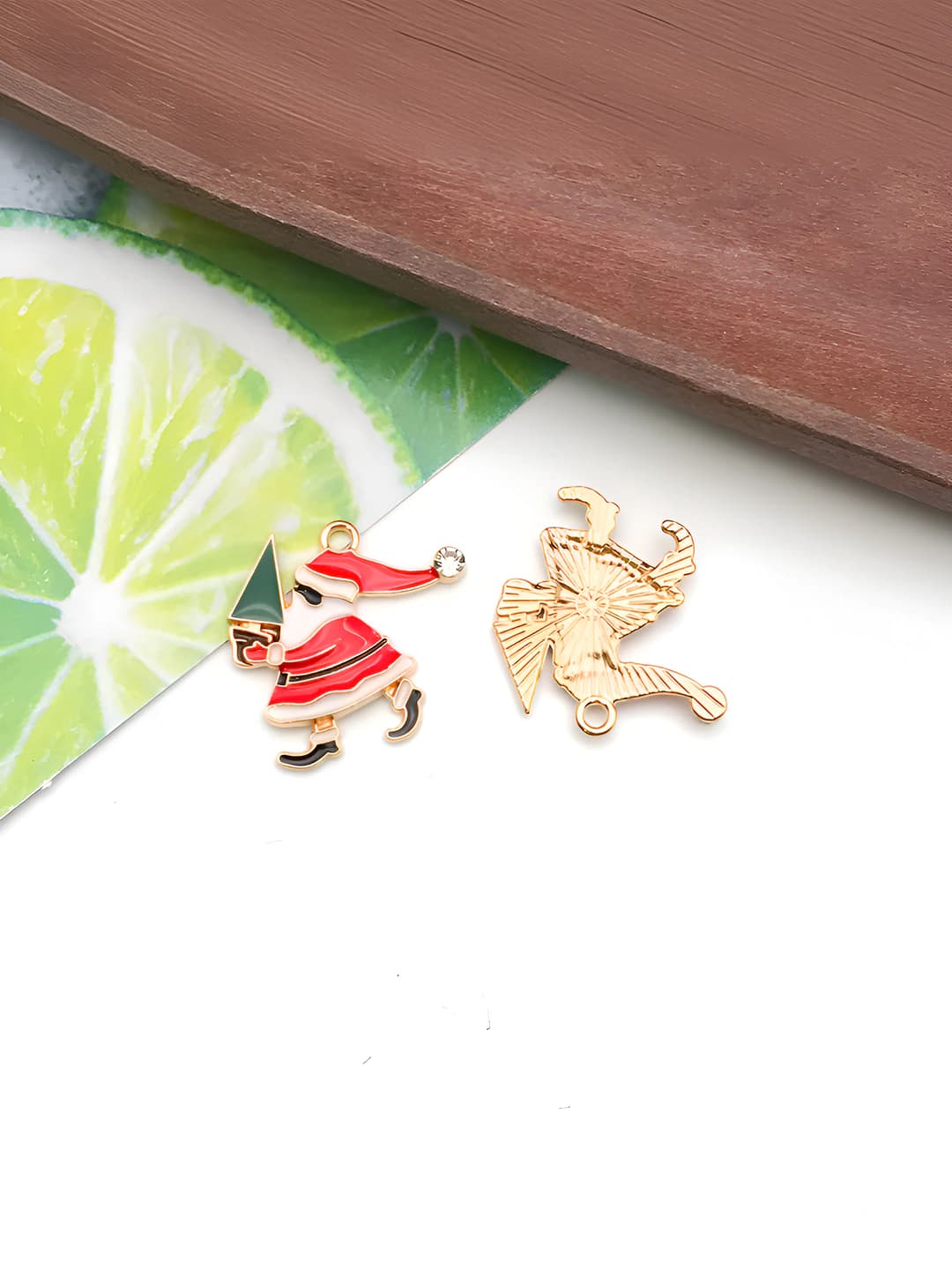 1 шт эмаль Санта 23x22mm