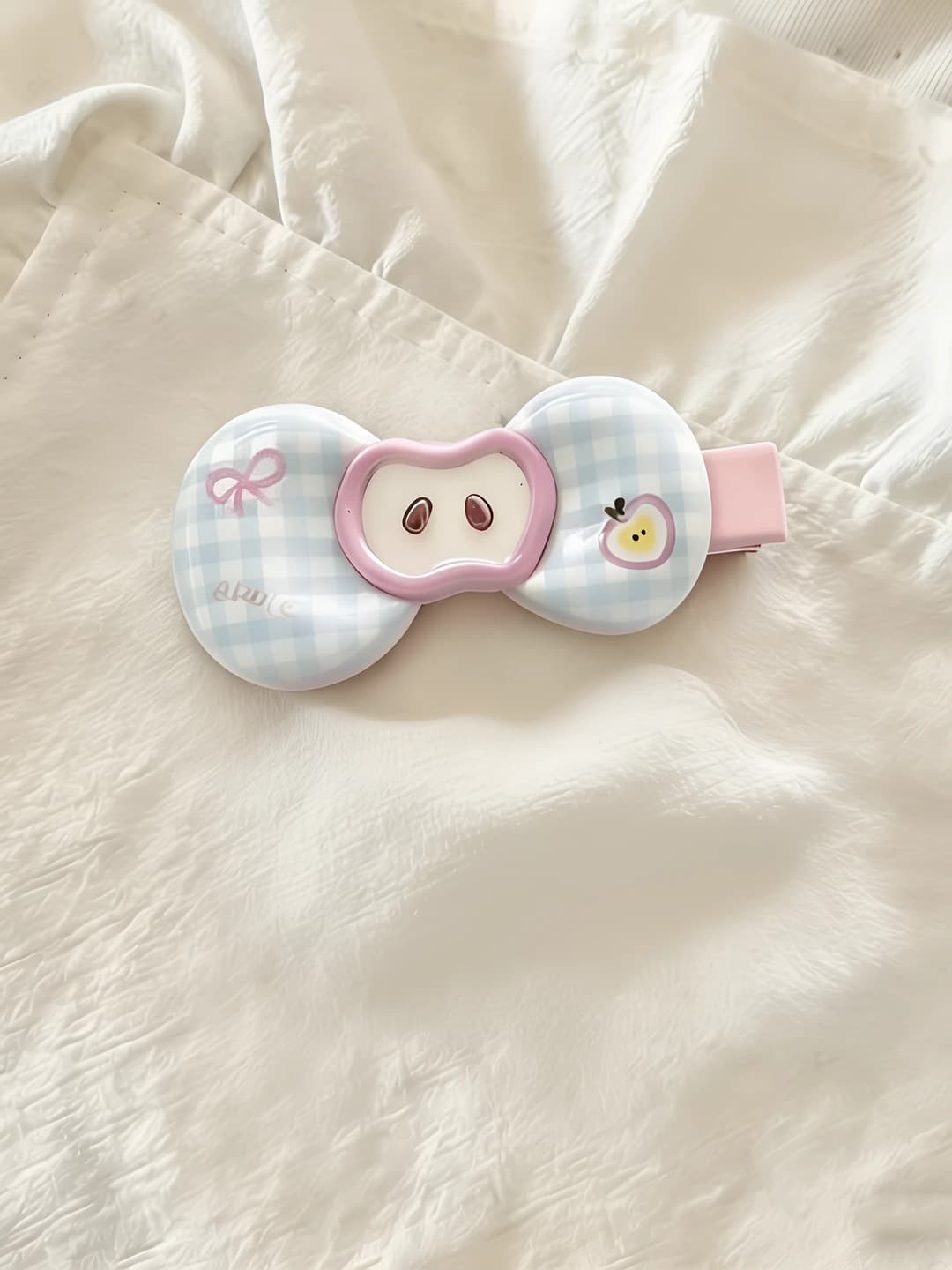 2# Blue plaid clip ~3cm
