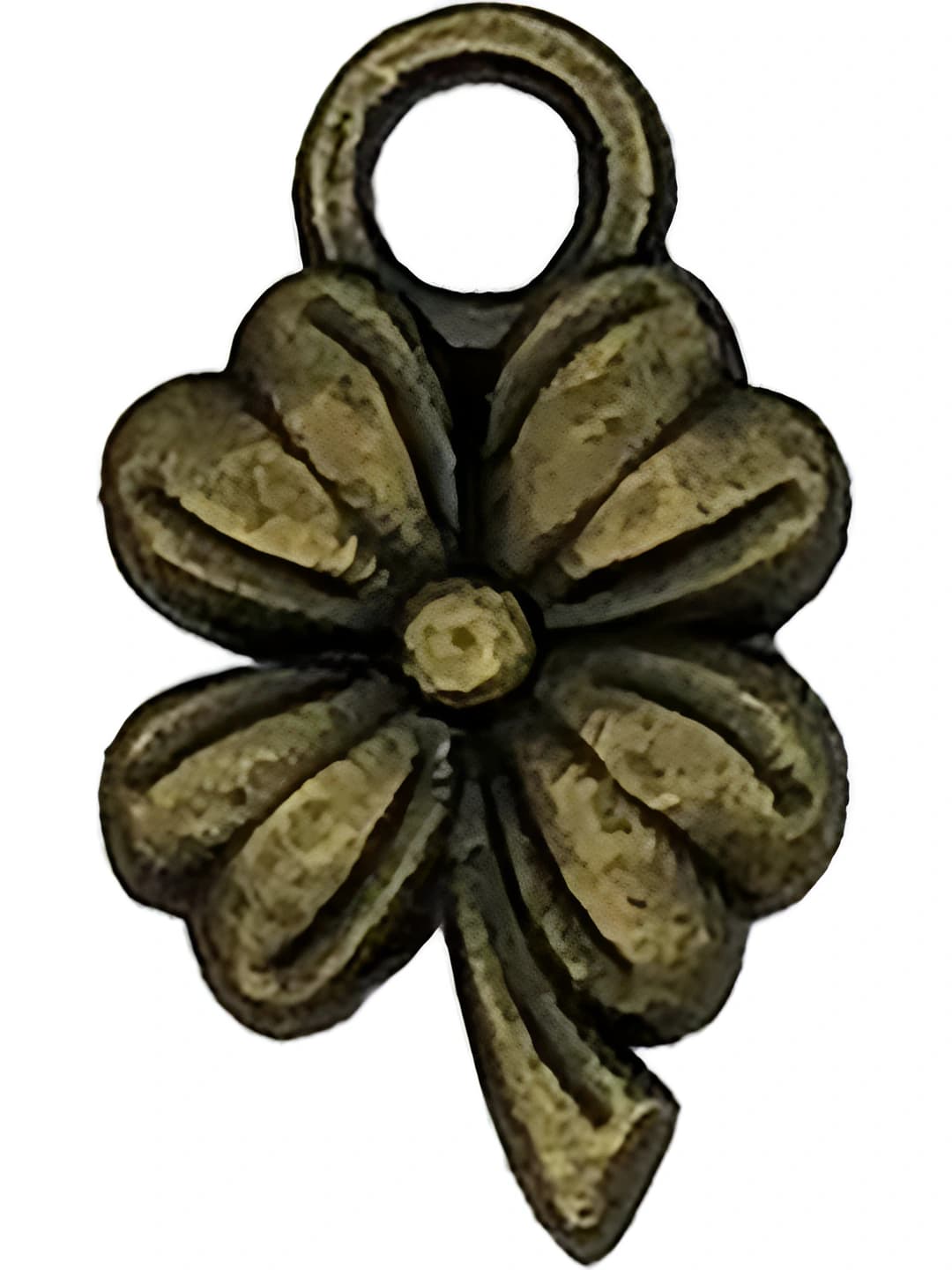 1 dona to'rt bargli guli 13x8mm-0.7g