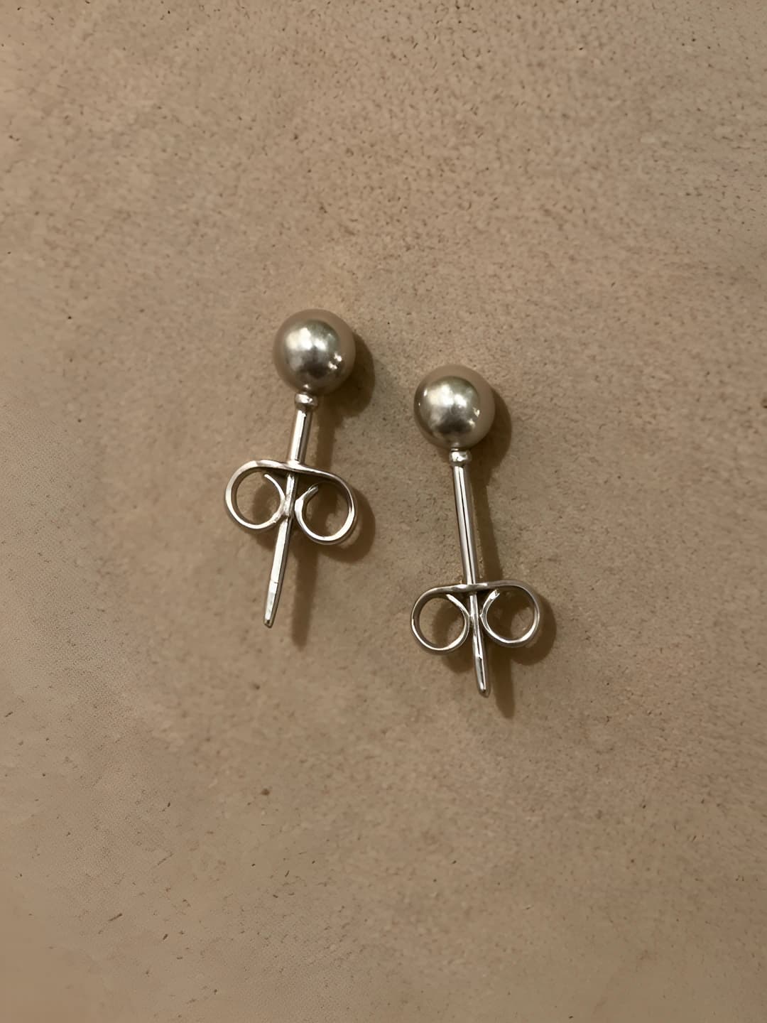 2# Tabiiy titan po'lat 4mm juft, titan qotishma, ~1.3cm
