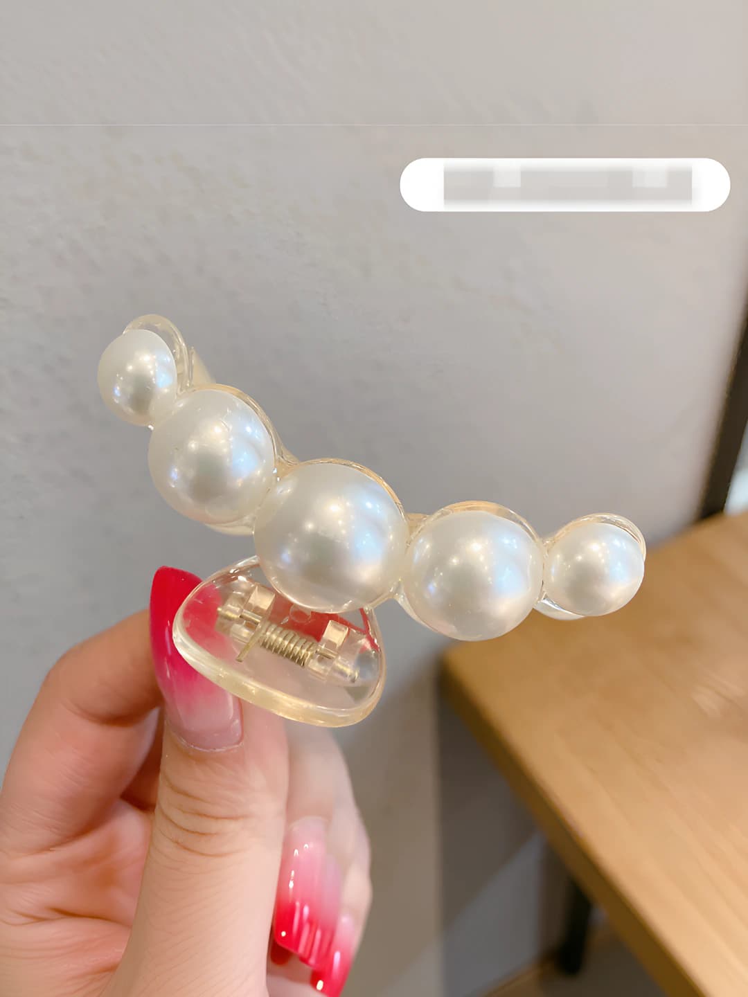 Large clear pearls