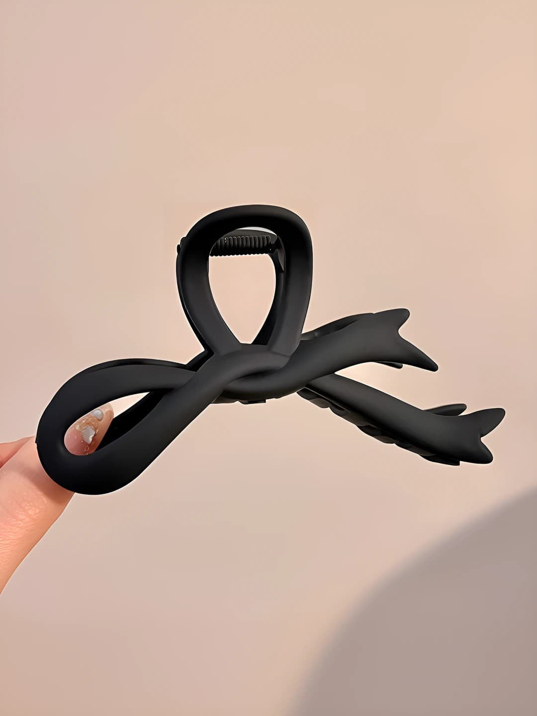 5# Mat qora tasma qisqich 11cm