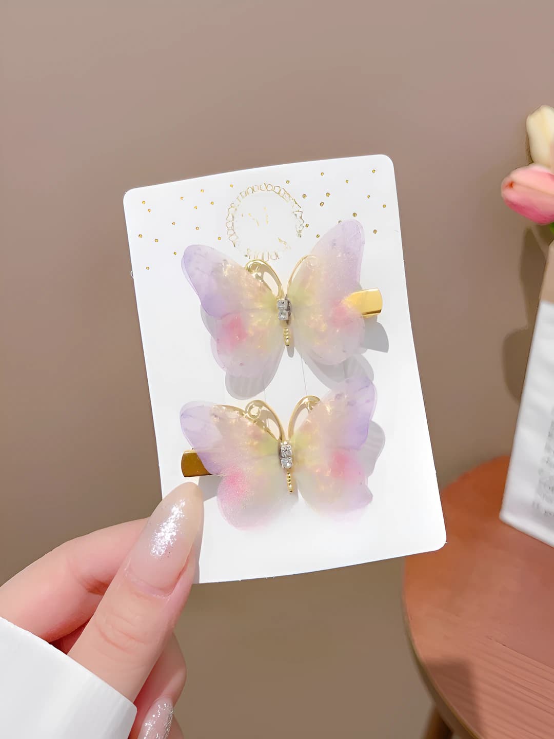 Yellow-purple gradient, 1 pair