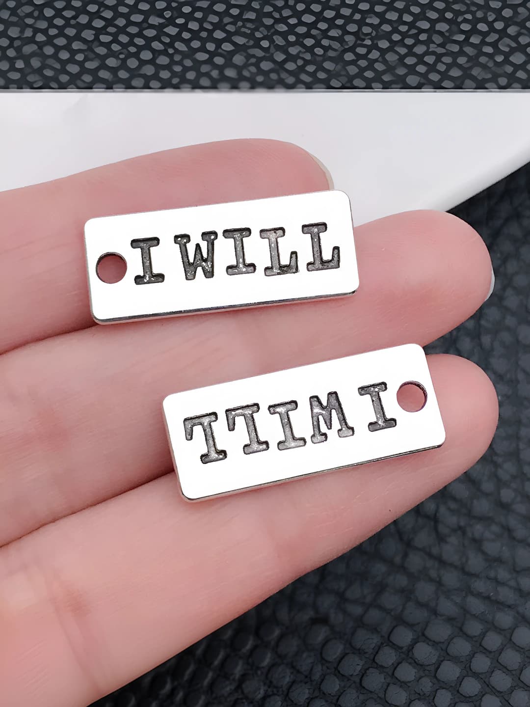 1 шт буквы 'IWILL' 9x25mm-1.8g