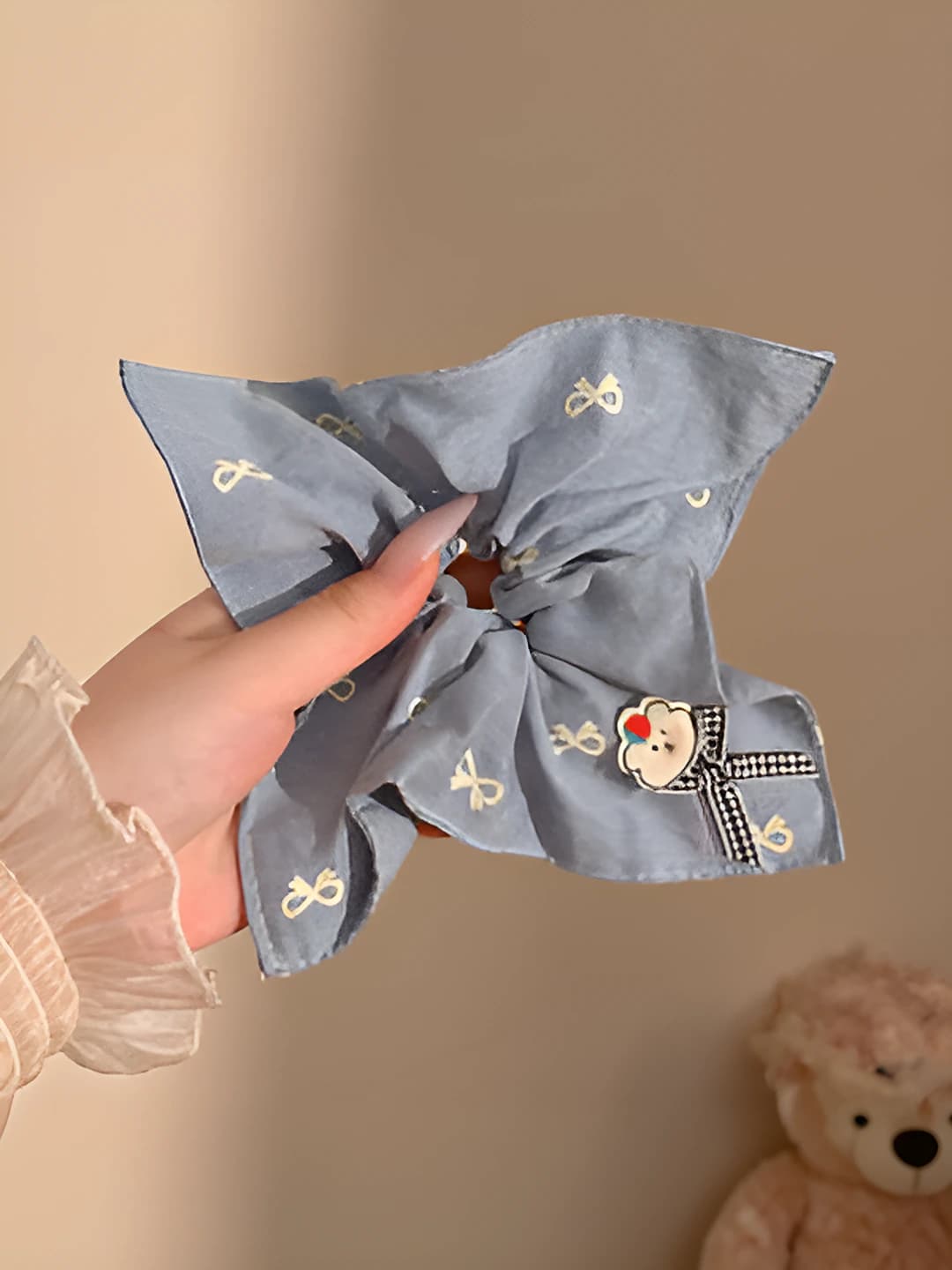 Blue bow ~12 cm