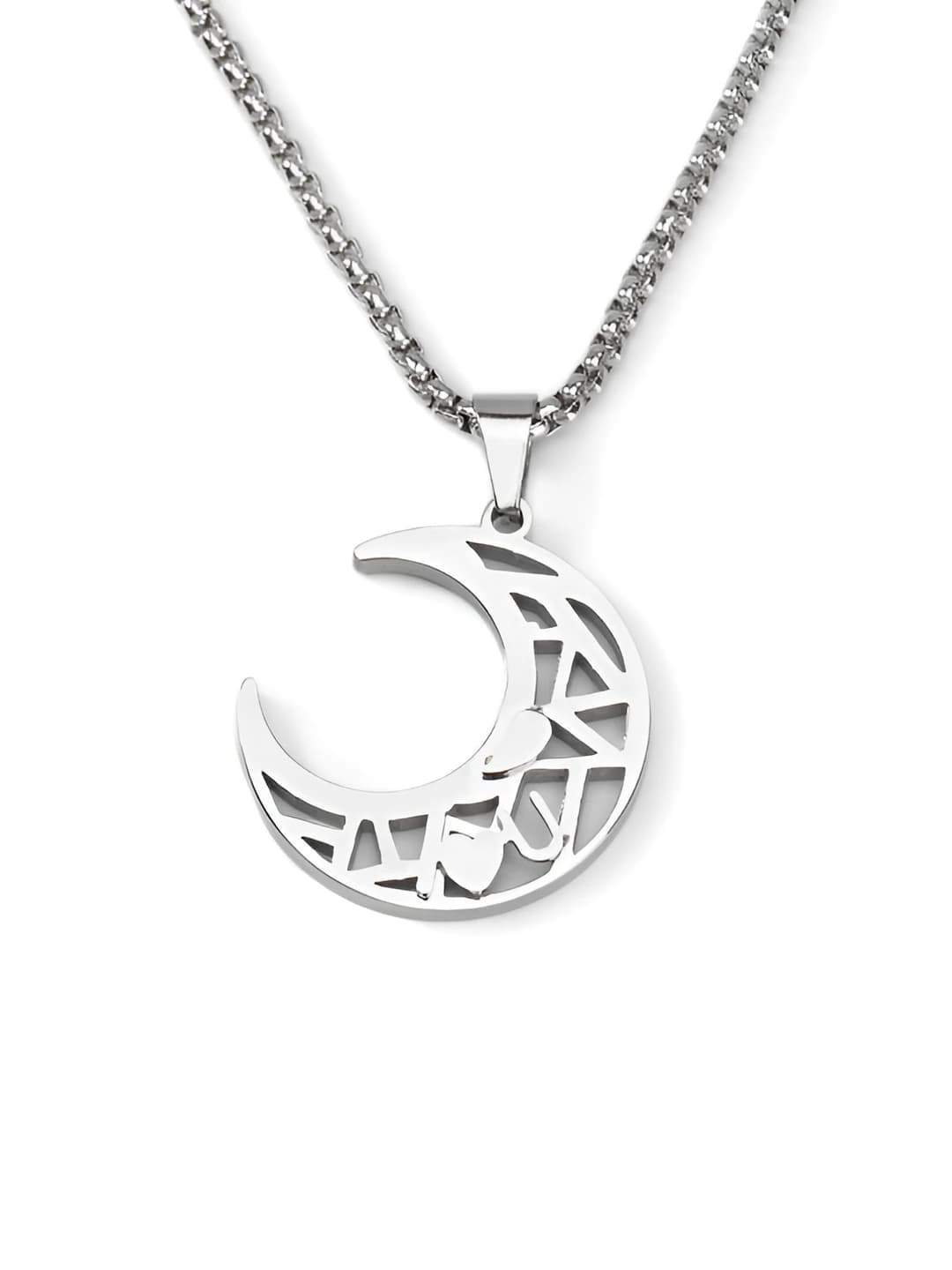 Moon-60CM titanium chain