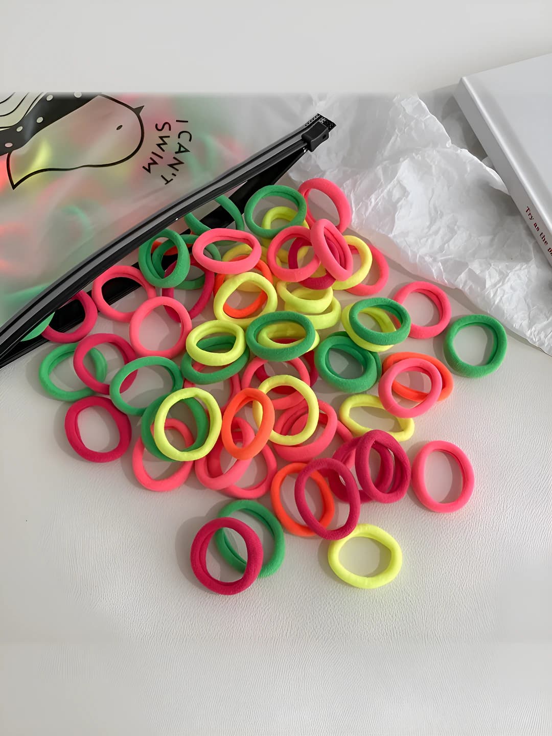 20# Yaltiroq rang-barang 100 dona - diametri 2 cm
