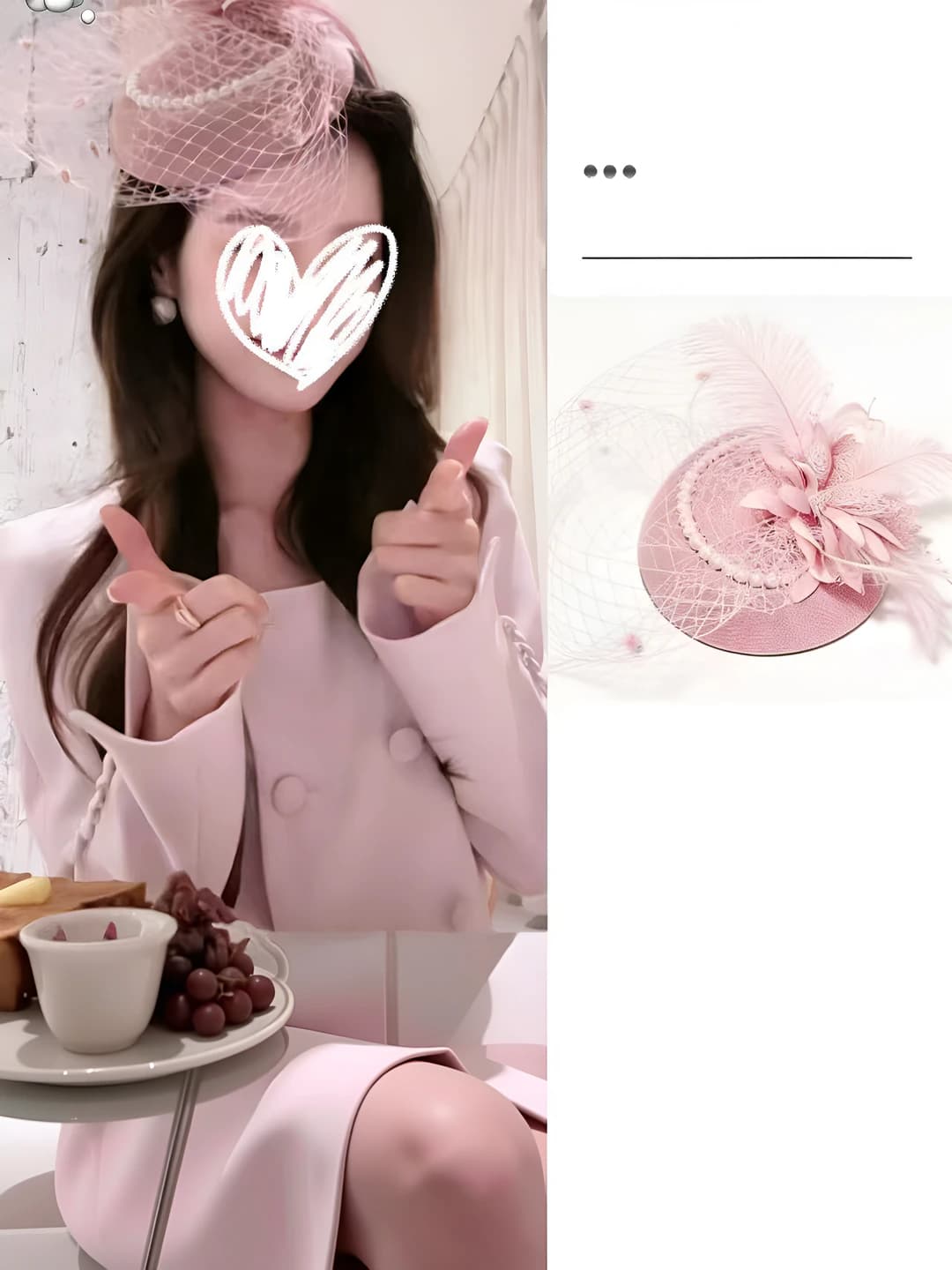 Ayollar uchun soch toʻgʻnagʻichlari va taroqlar: Pinks rangli tarmoq mesh materialli retro uslubdagi gullar bilan bezatilgan qoʻlda ishlangan soch toʻgʻnagʻichi