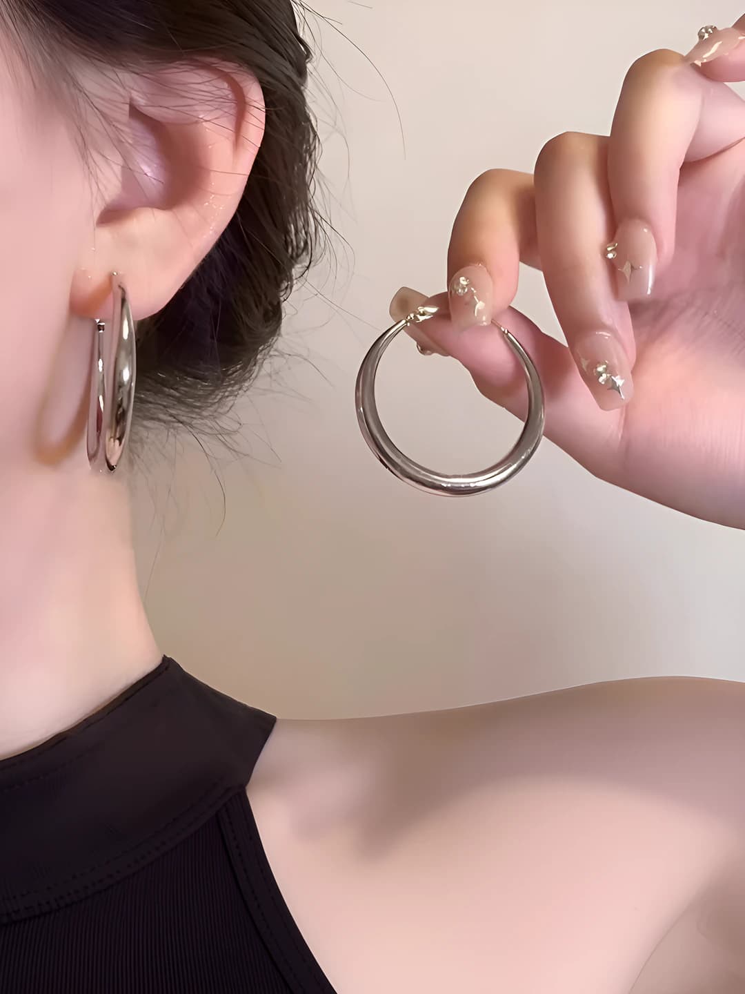 7# Hoop earrings - approx 4 cm