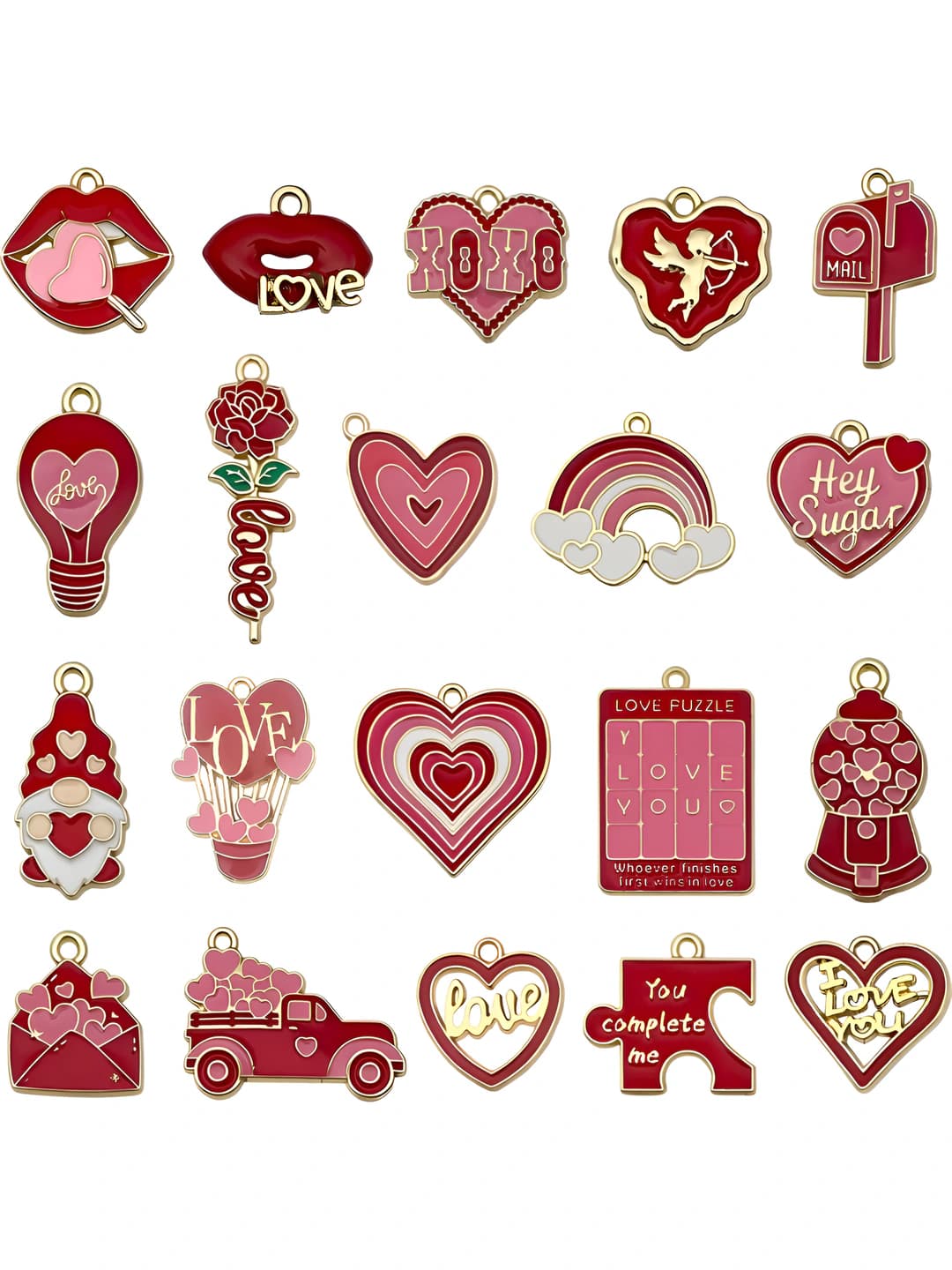 20 pc Mix Red Valentine-20 var-36.7g-SN1667