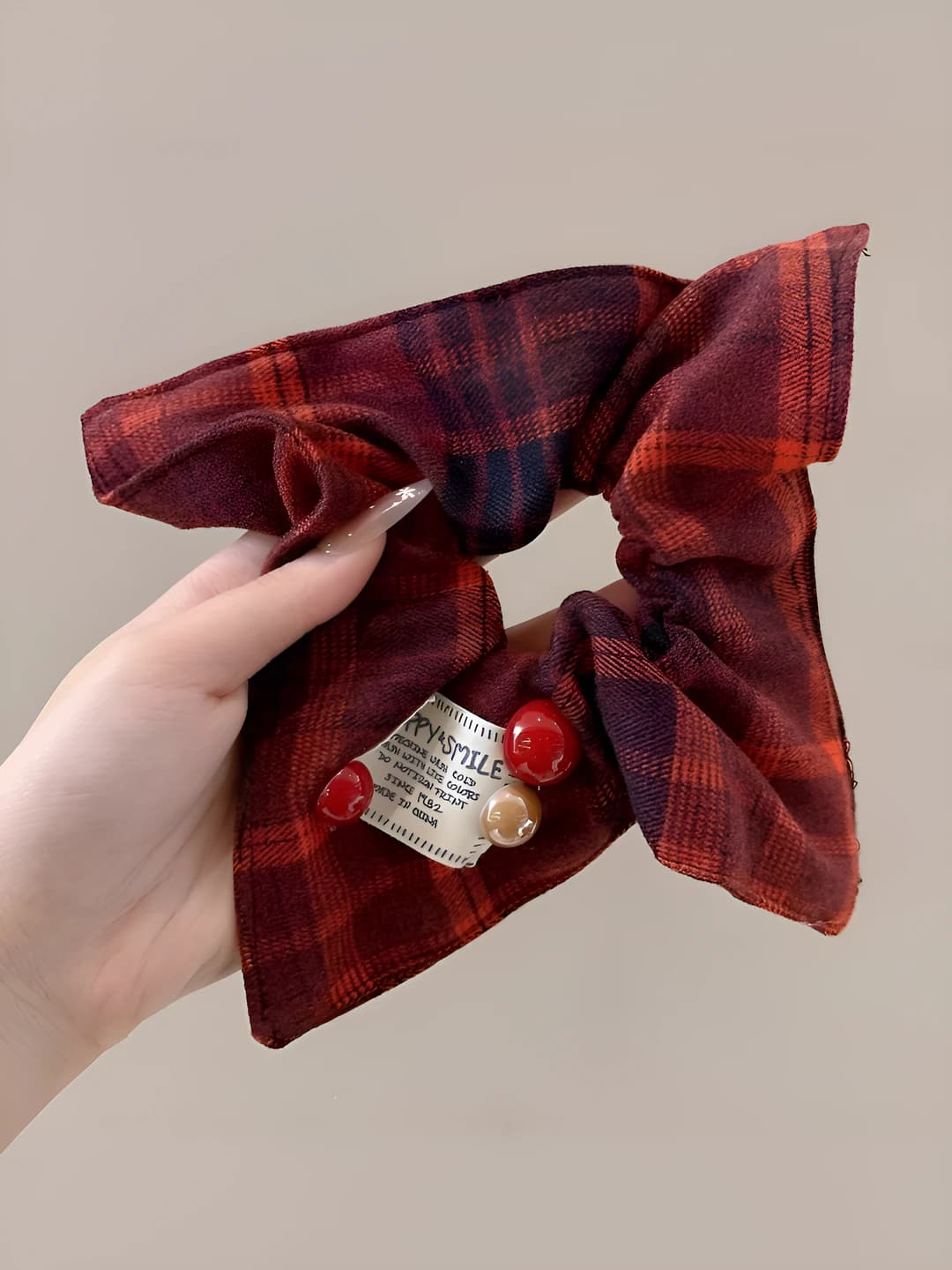 3# Red plaid