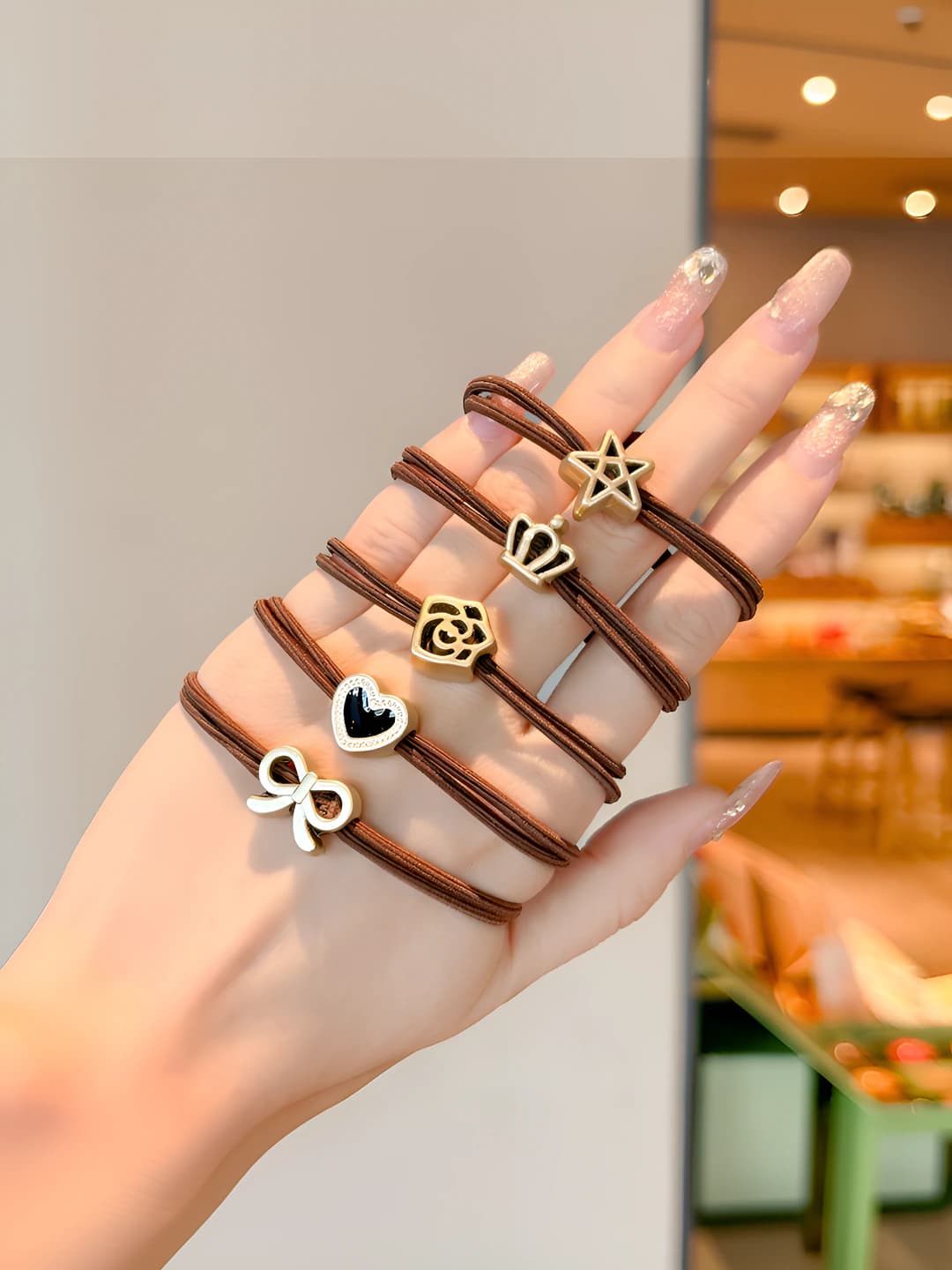 2# Brown mixed 5 pcs