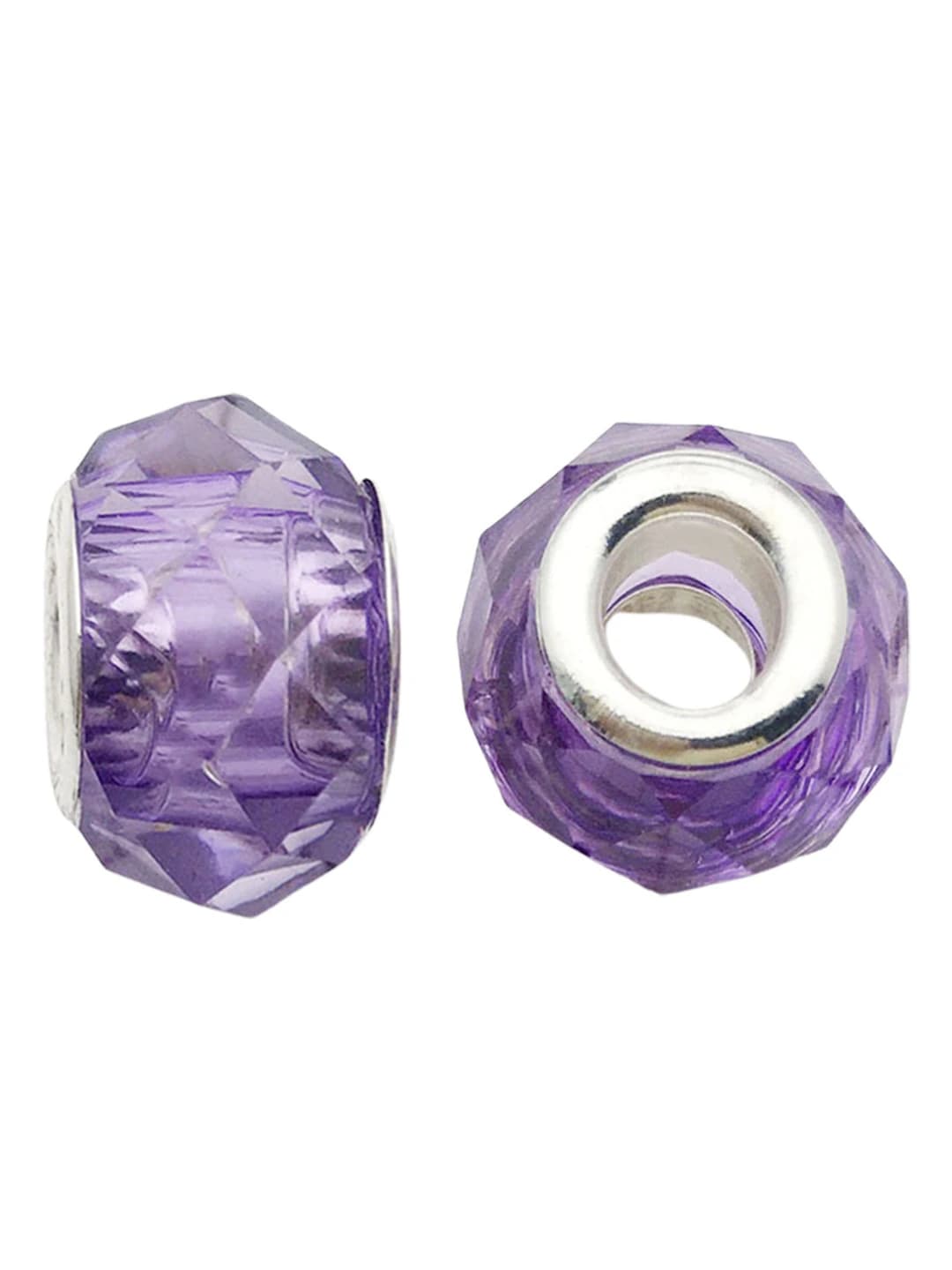 1 шт. гранёный бусин Pan jia с большим отверстием 13mm-1g-отв. 5mm-13252