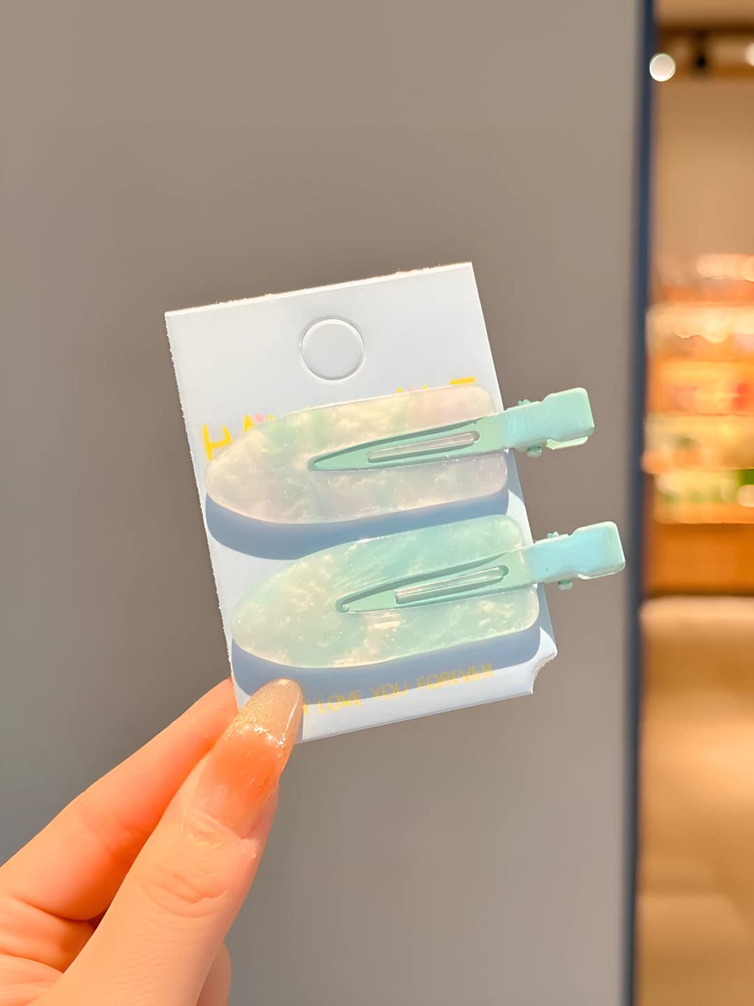 3# Lake green 2 pcs - 6.5 cm