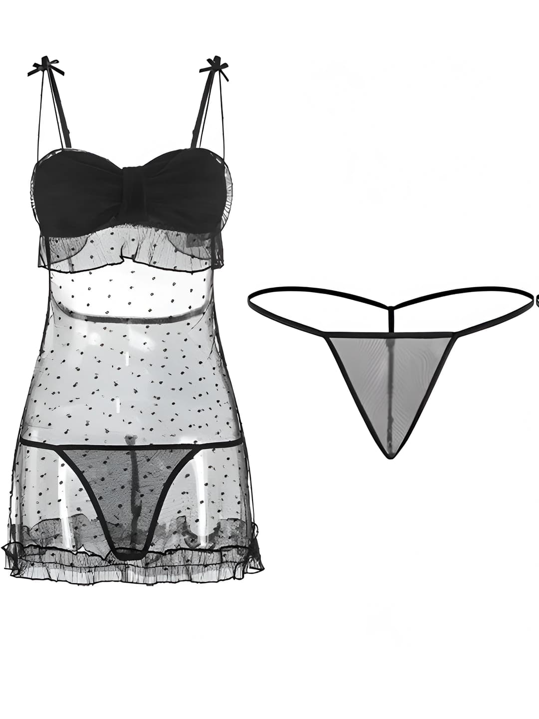 Black nightgown
