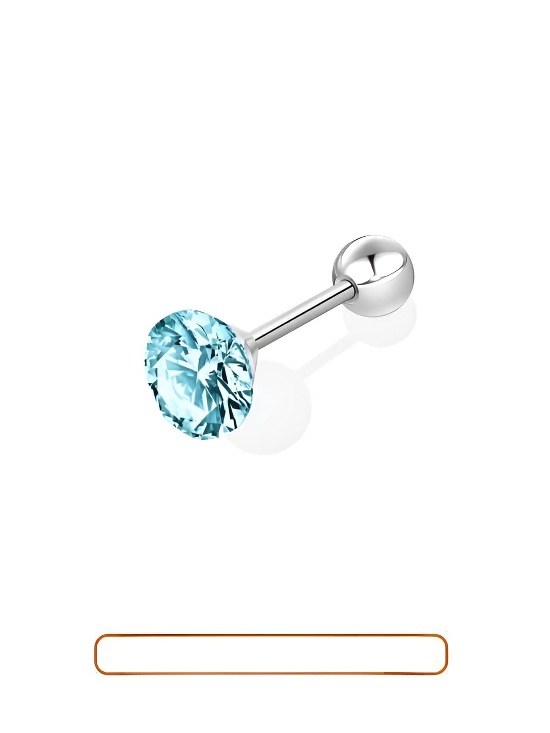 Blue earring 1 pc