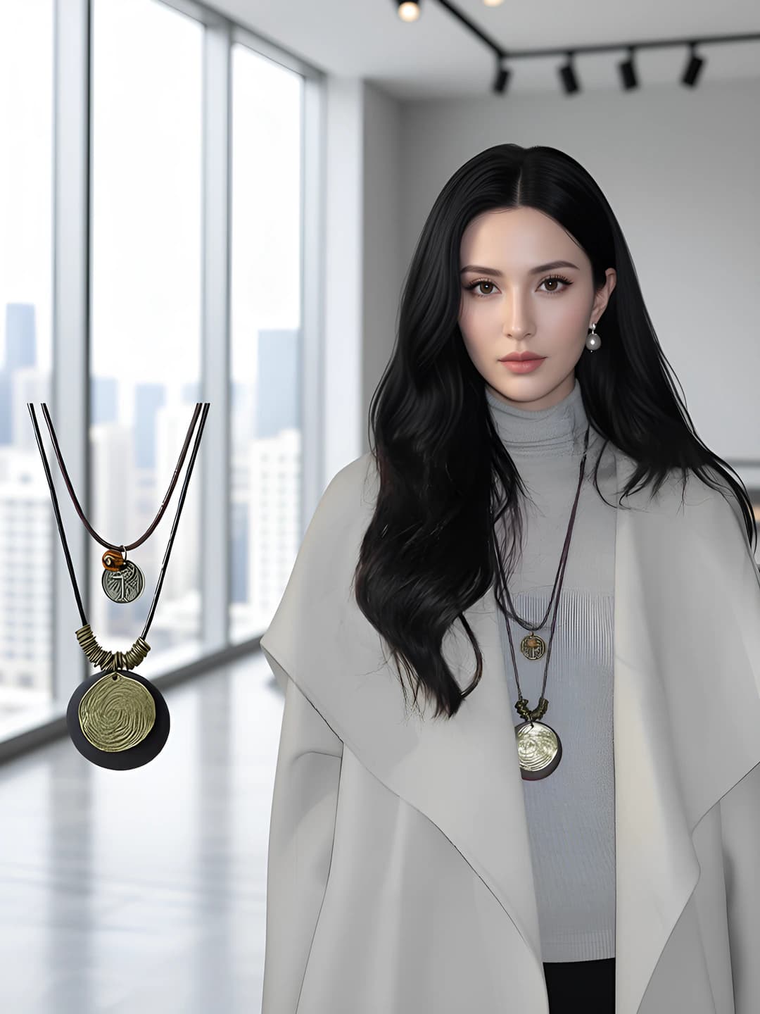 Necklace Brown