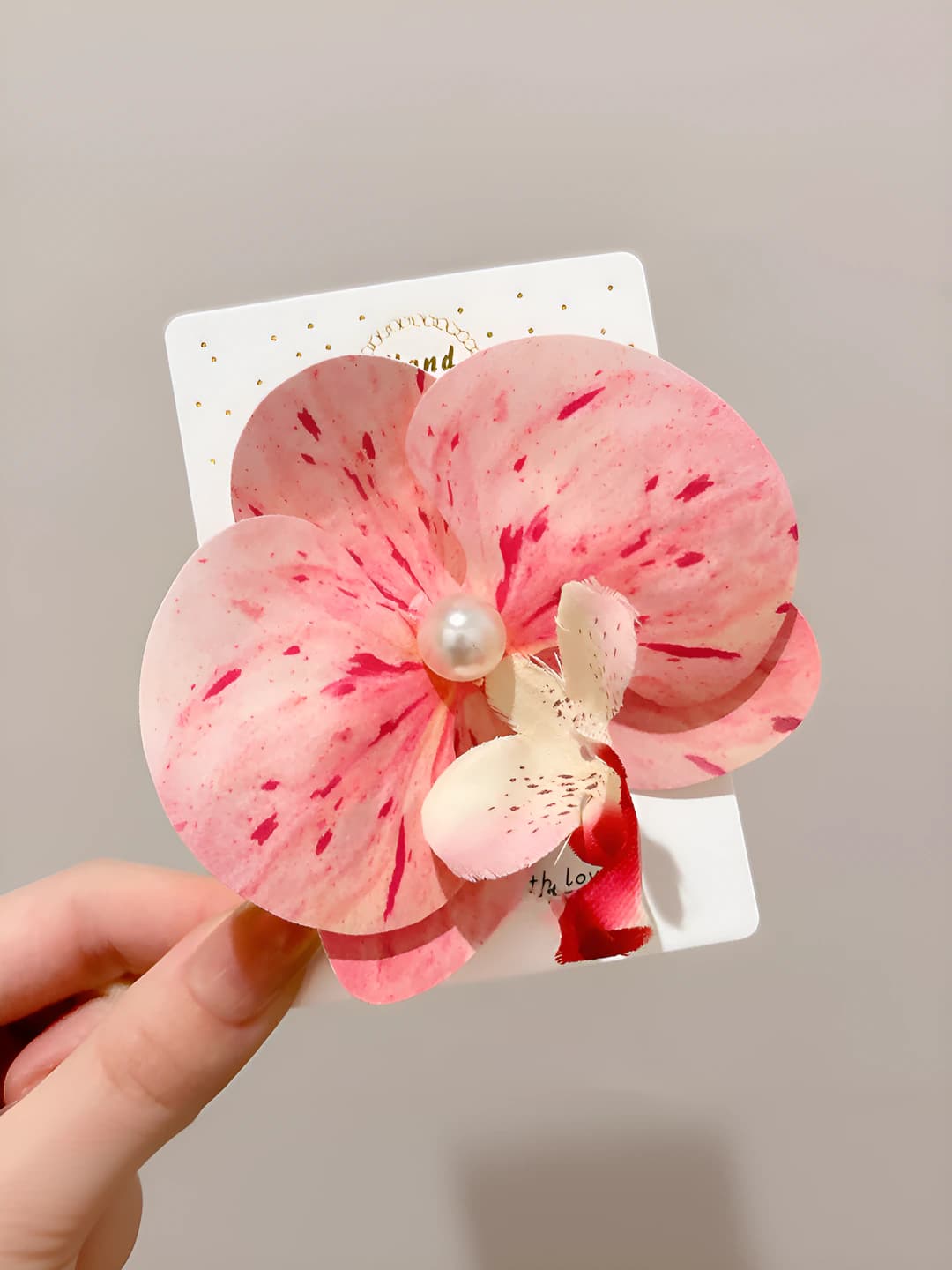 Light pink orchid, 9*9.5 cm