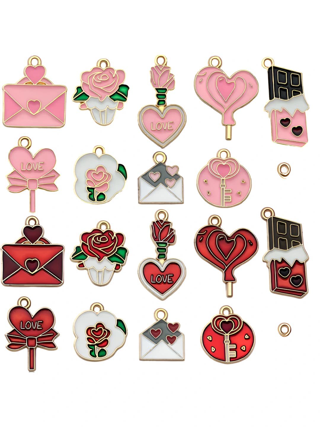 20 variant aralash qizil-pushti Sevgililar kuniga-20 variant-22.3g-SN1068