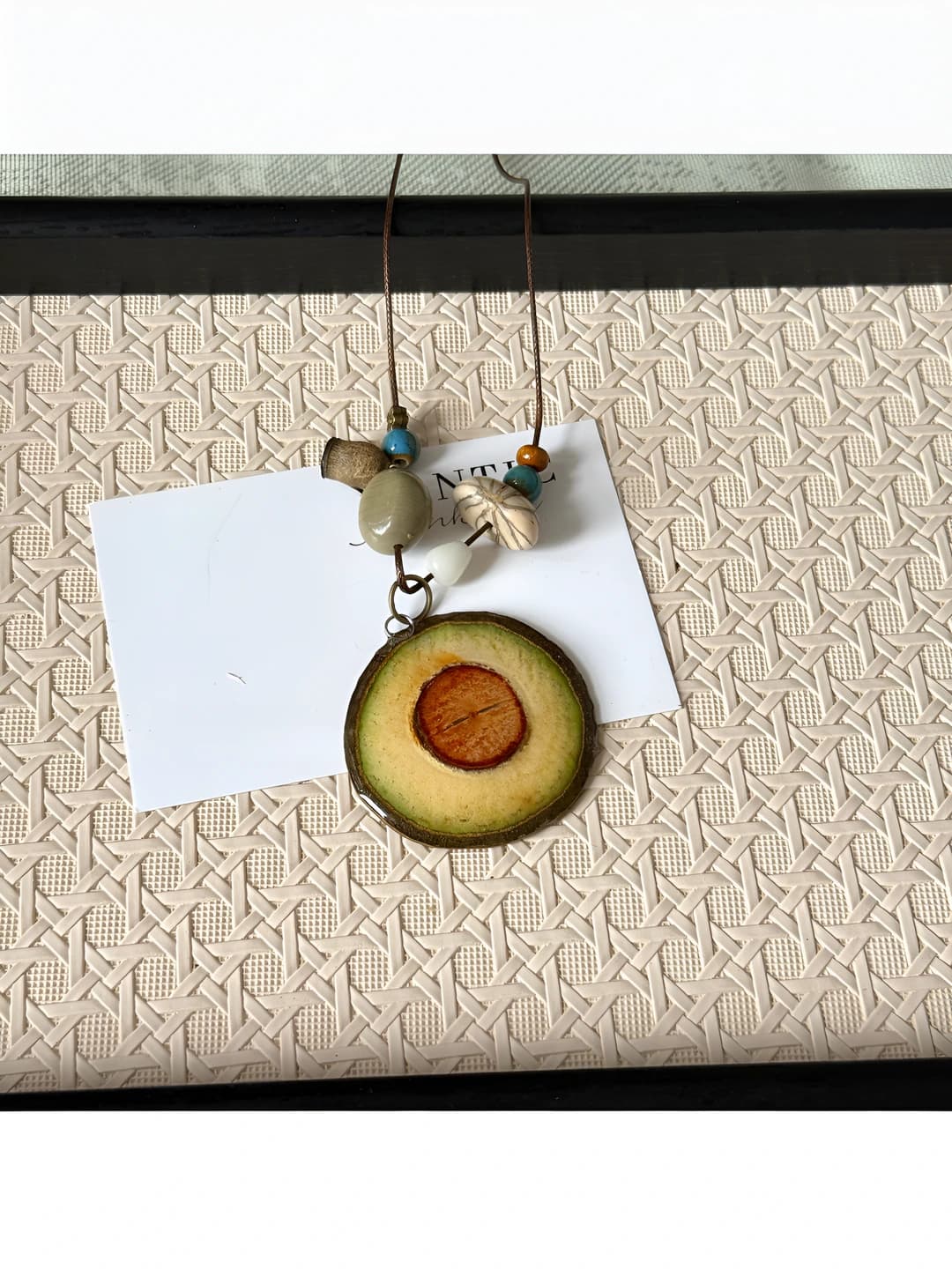 Avocado necklace