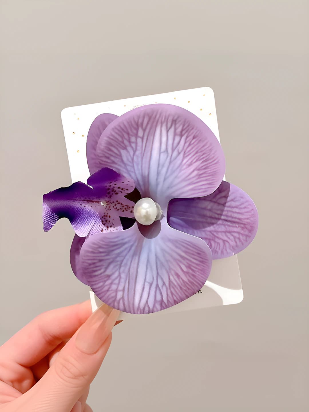 3# Binafsha phalaenopsis qisqich 9 sm