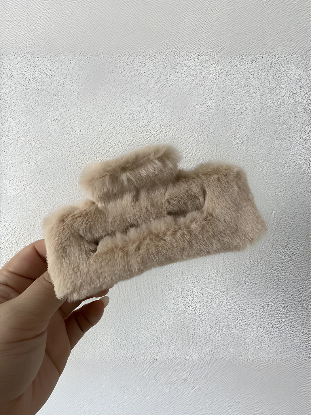 Plyushevoq xaki kvadrat - 10.5 sm