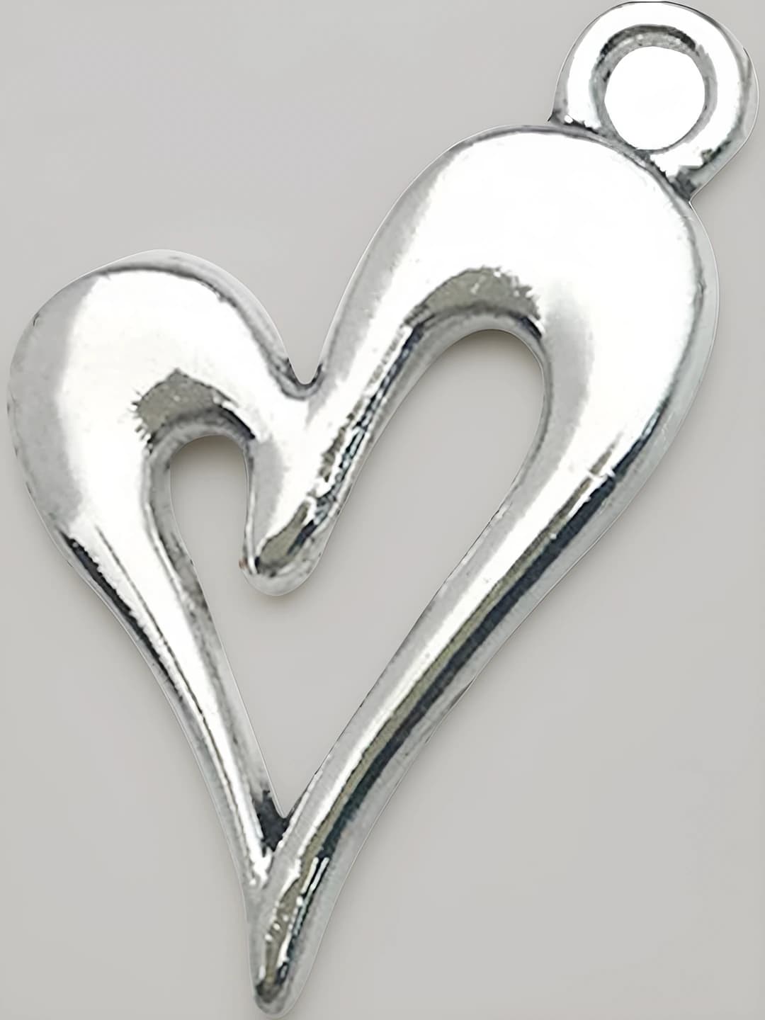 1 pc, cutout heart, 14x21mm, 1.1g