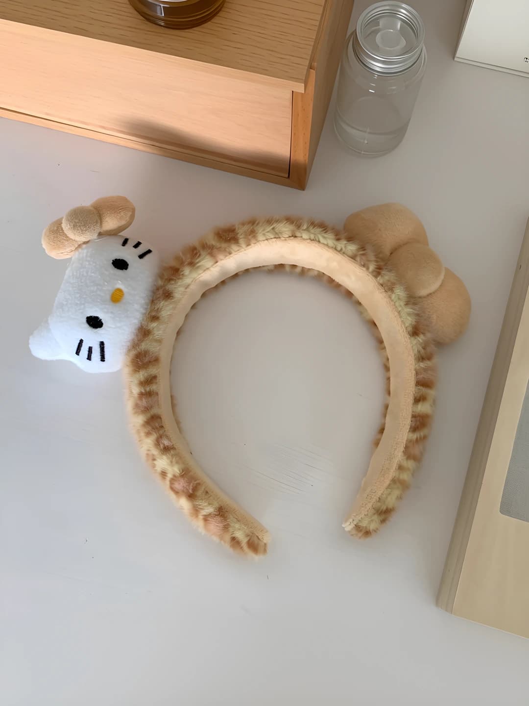 Coffee leopard KT headband