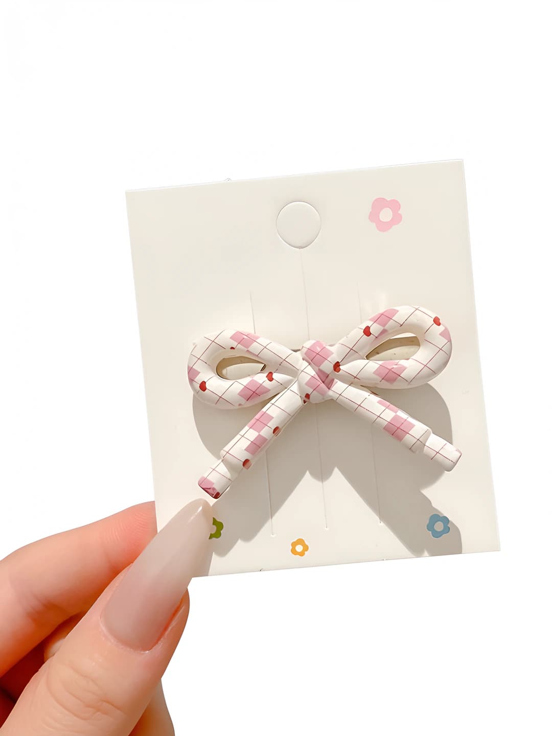 3# Bow, heart, 5 cm