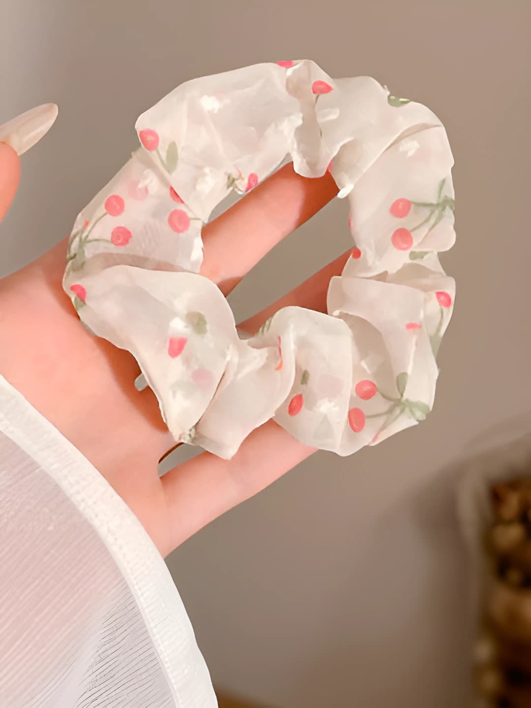 1# Бежевая вишня, 9 см