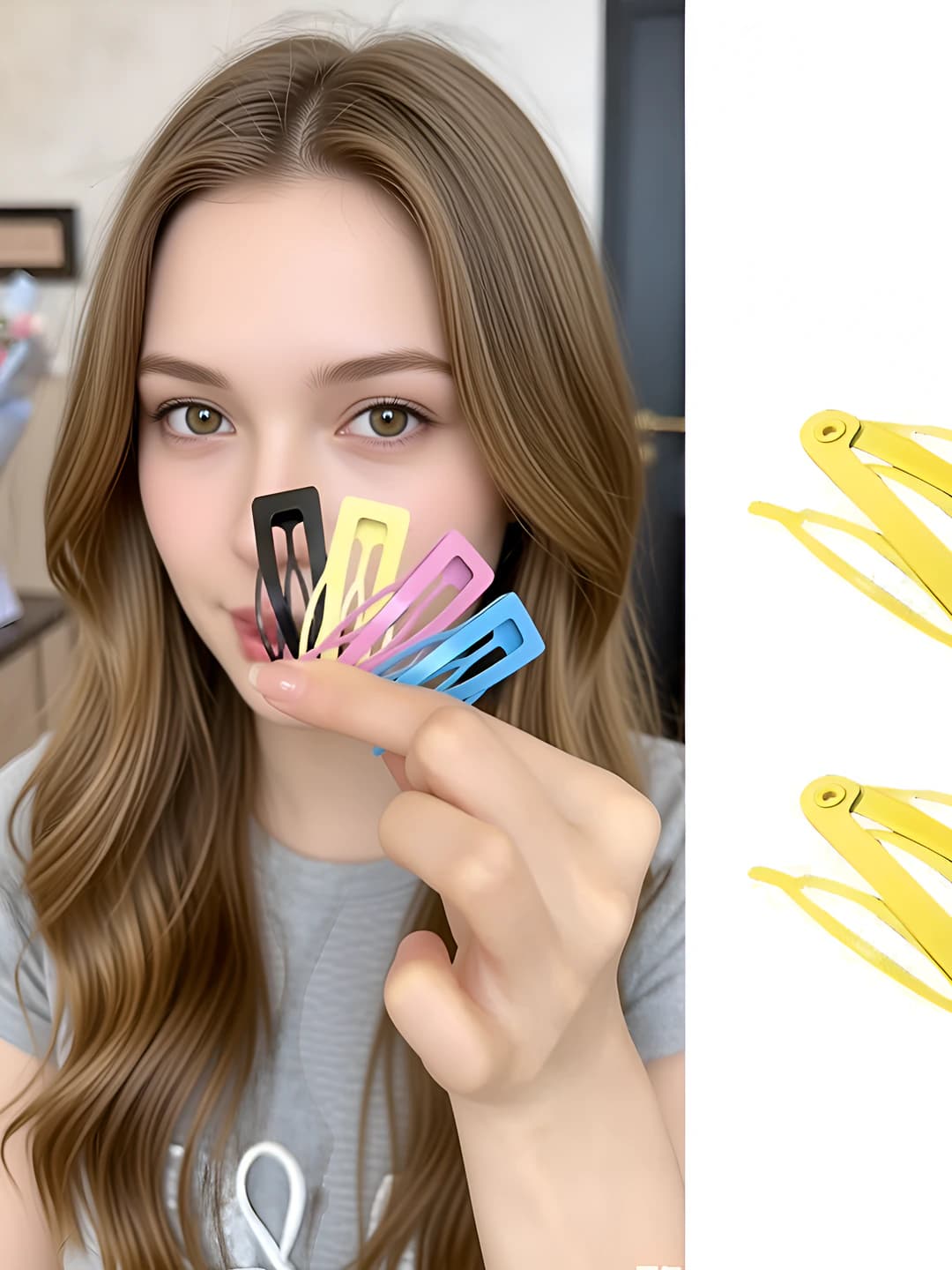 5# Жёлтая BB-расчёска, 4.5 см