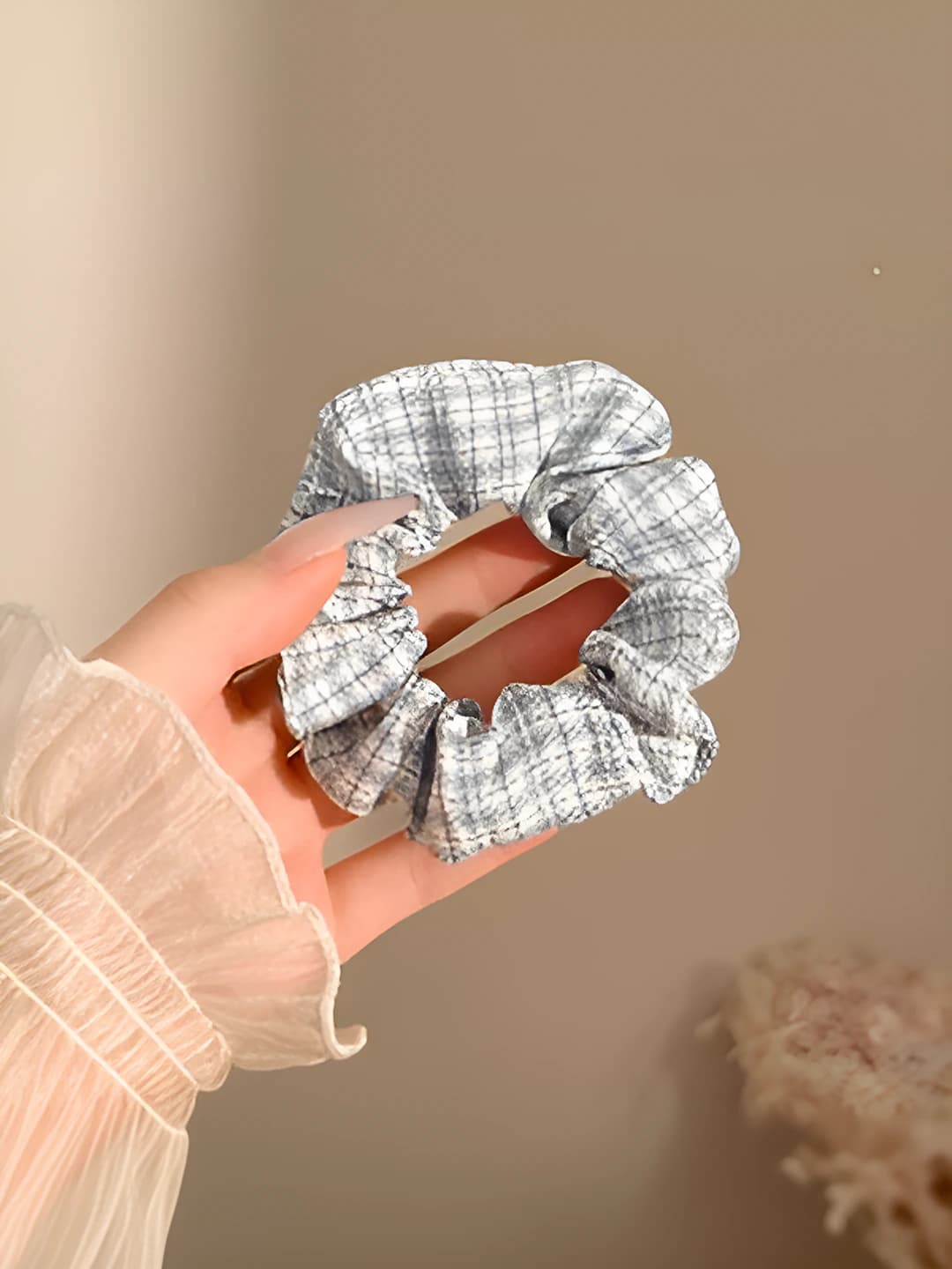 58# Light sky blue plaid