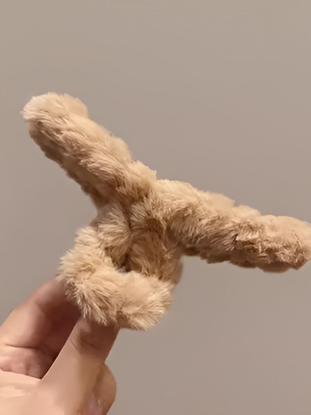 Хаки меховой зажим (11CM)