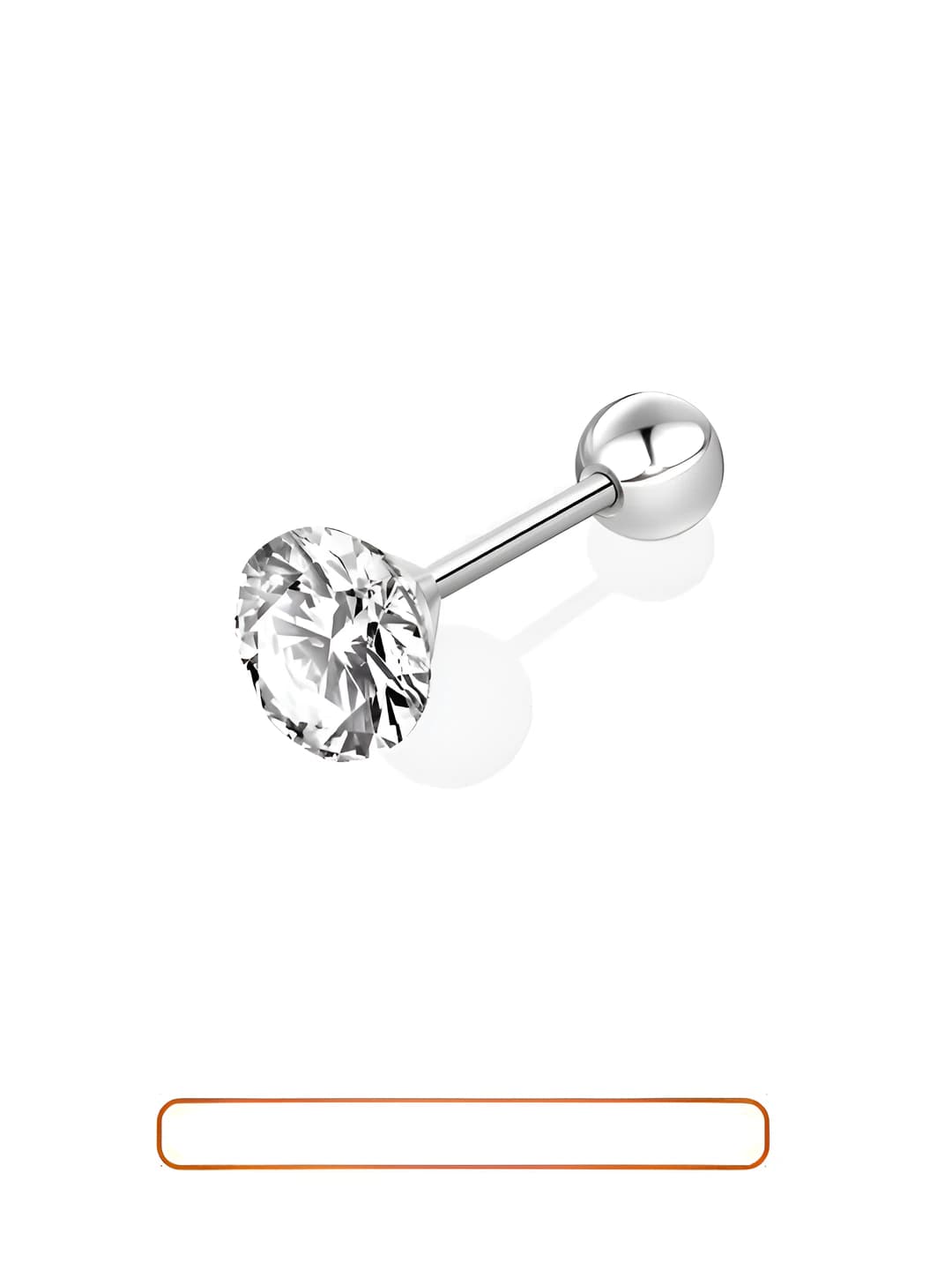White earring 1 pc