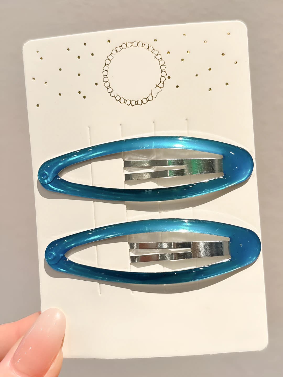 Light blue 1 pair ~6.7 cm